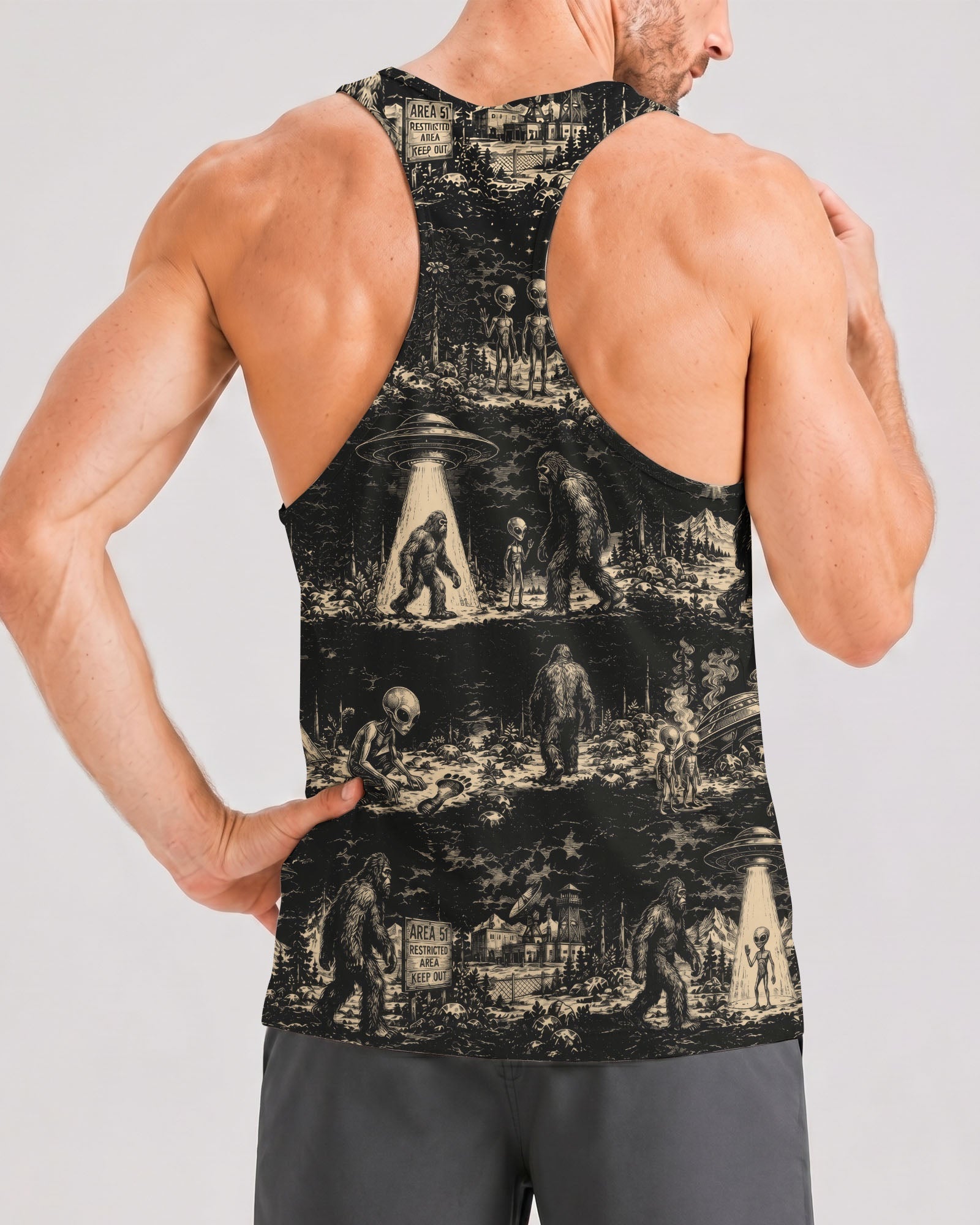 BIGFOOT ALIEN ALL OVER PRINT  - TLTW1306264