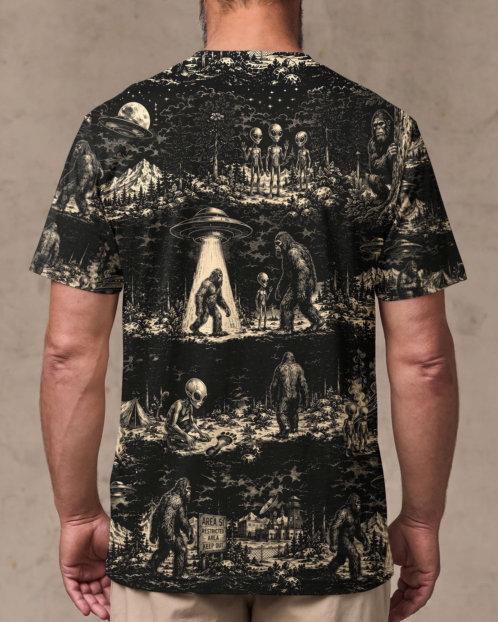 BIGFOOT ALIEN ALL OVER PRINT  - TLTW1306264
