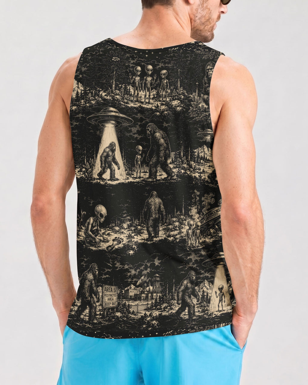 BIGFOOT ALIEN ALL OVER PRINT  - TLTW1306264