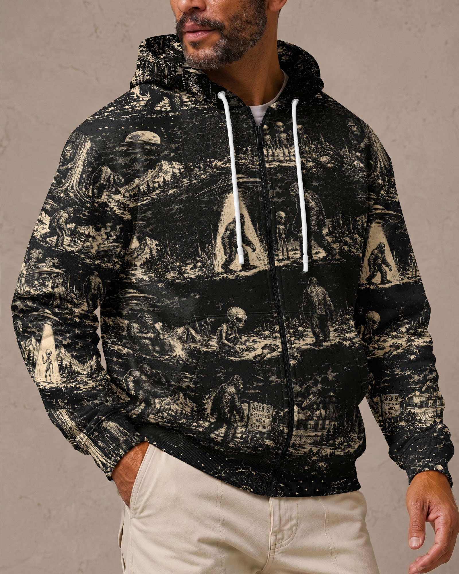 BIGFOOT ALIEN ALL OVER PRINT  - TLTW1306264