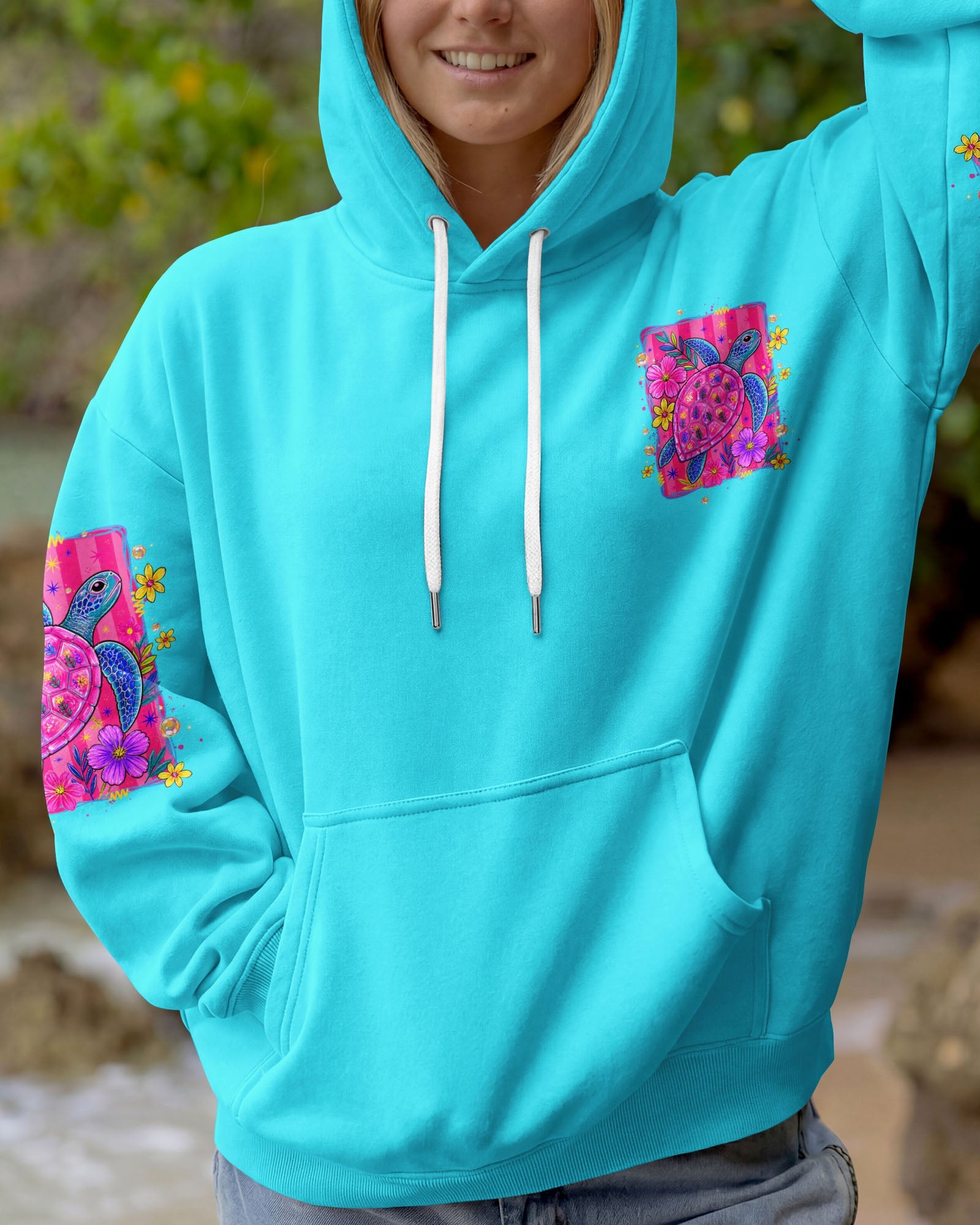 SALTWATER HEALS EVERYTHING TURTLE ALL OVER PRINT  - TLTW1307262