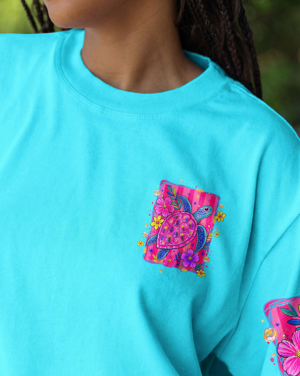 SALTWATER HEALS EVERYTHING TURTLE ALL OVER PRINT  - TLTW1307262