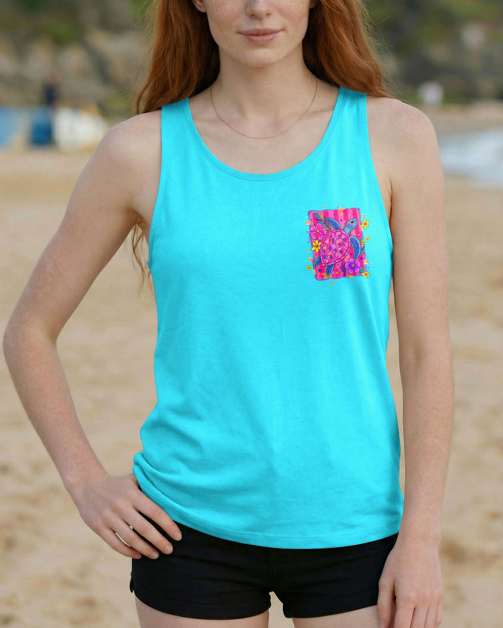 SALTWATER HEALS EVERYTHING TURTLE ALL OVER PRINT  - TLTW1307262