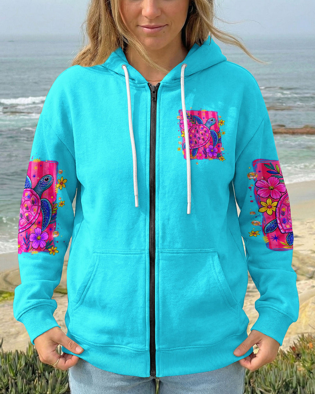 SALTWATER HEALS EVERYTHING TURTLE ALL OVER PRINT  - TLTW1307262