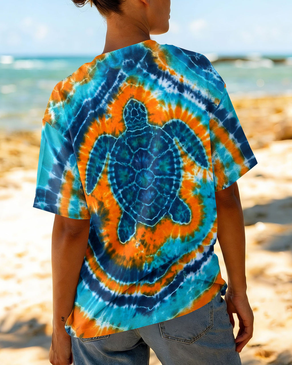 SEA TURTLE  ALL OVER PRINT - TLTW1404261
