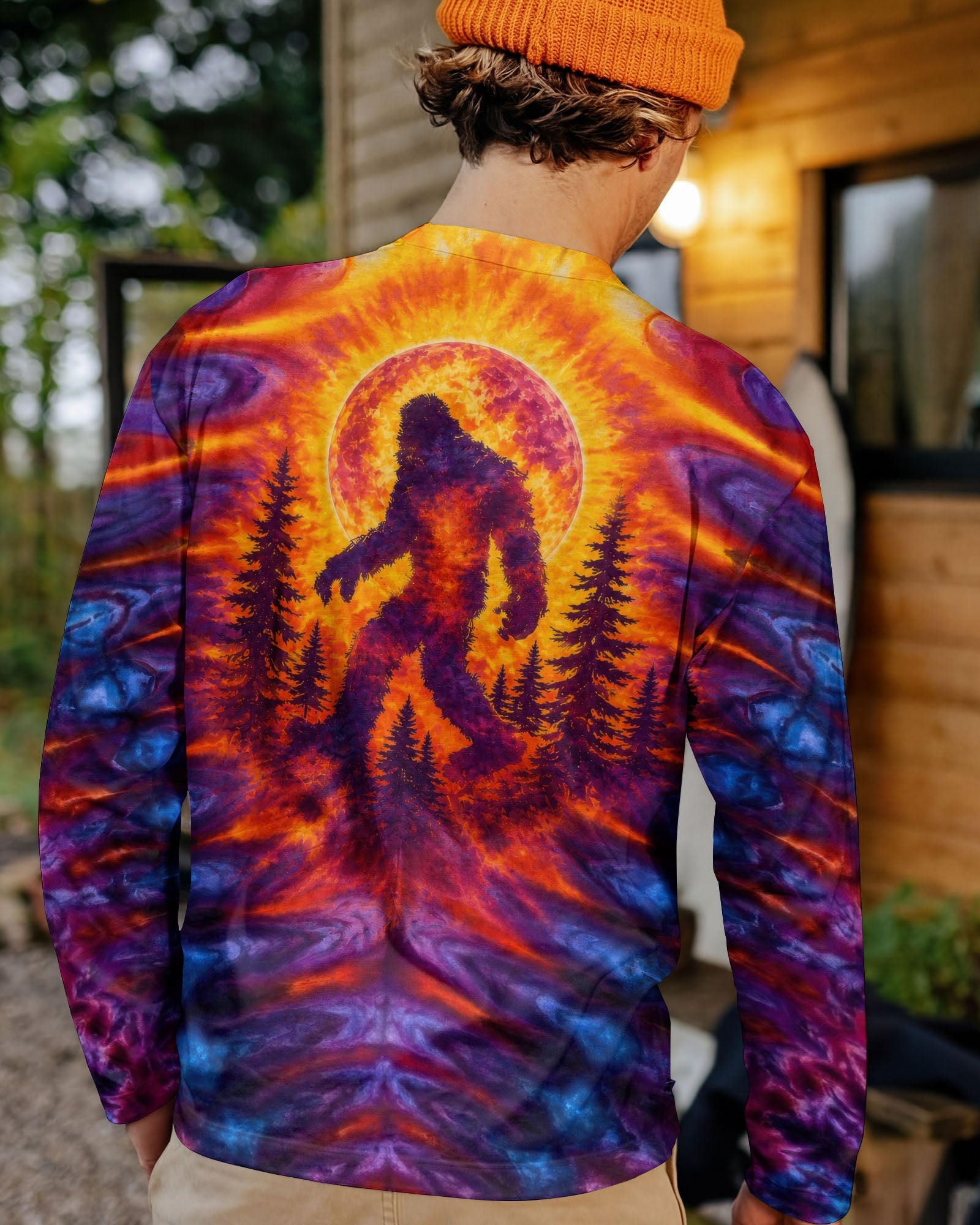 BIGFOOT UNDER MOON ALL OVER PRINT - TLTW1405261