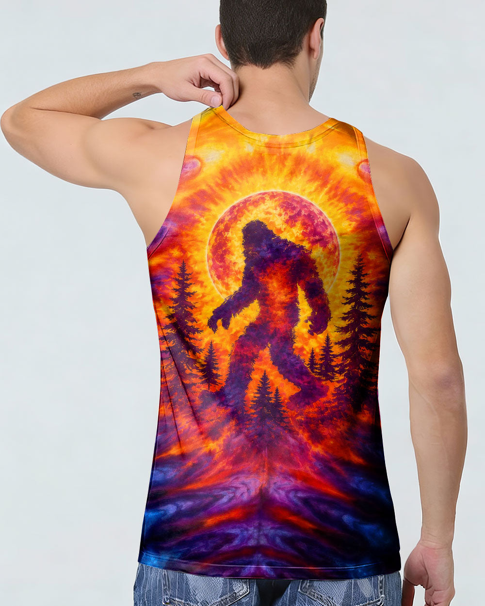BIGFOOT UNDER MOON ALL OVER PRINT - TLTW1405261