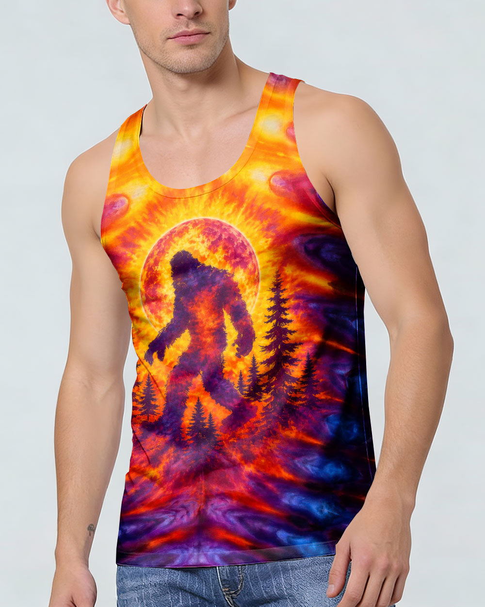 BIGFOOT UNDER MOON ALL OVER PRINT - TLTW1405261