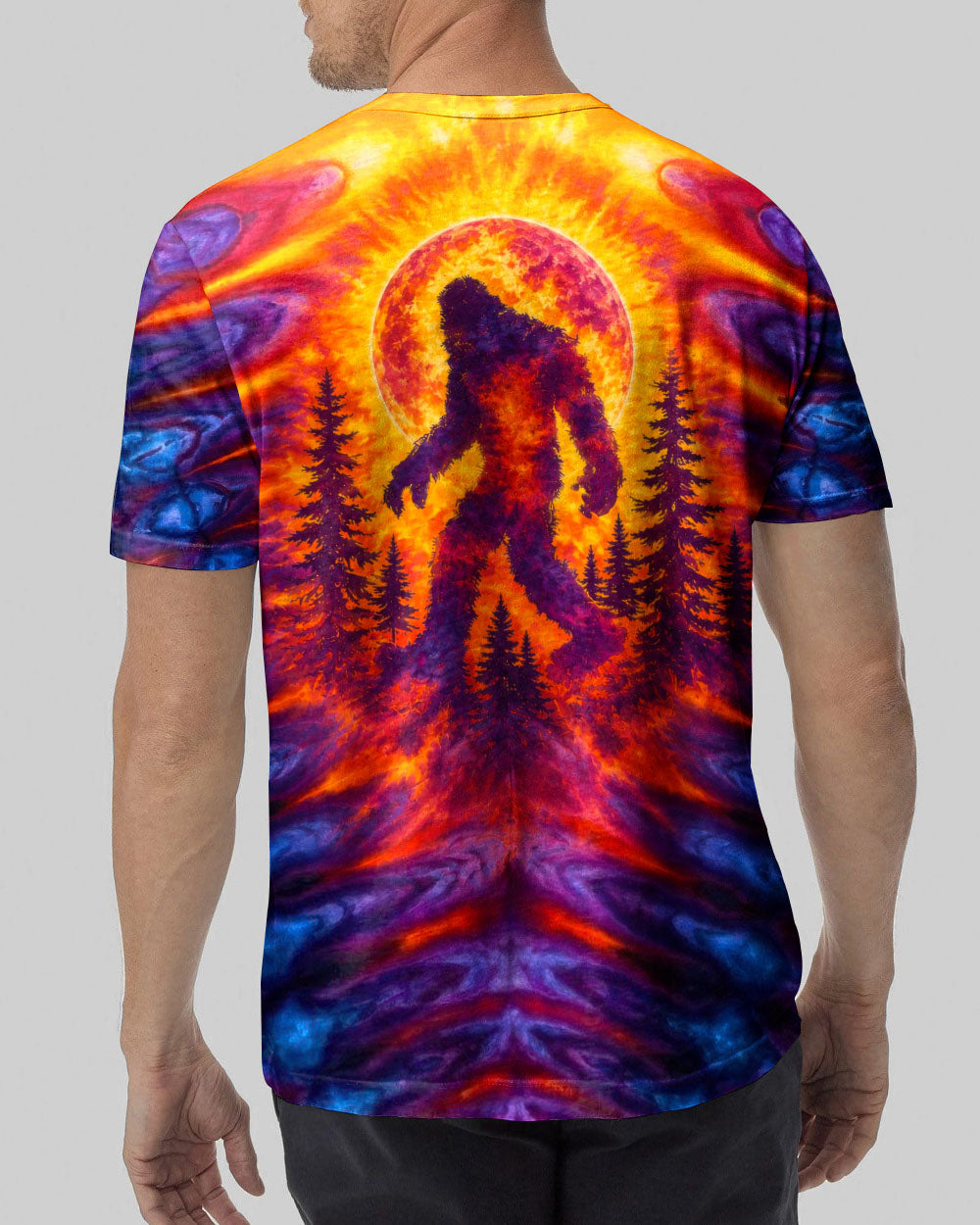 BIGFOOT UNDER MOON ALL OVER PRINT - TLTW1405261