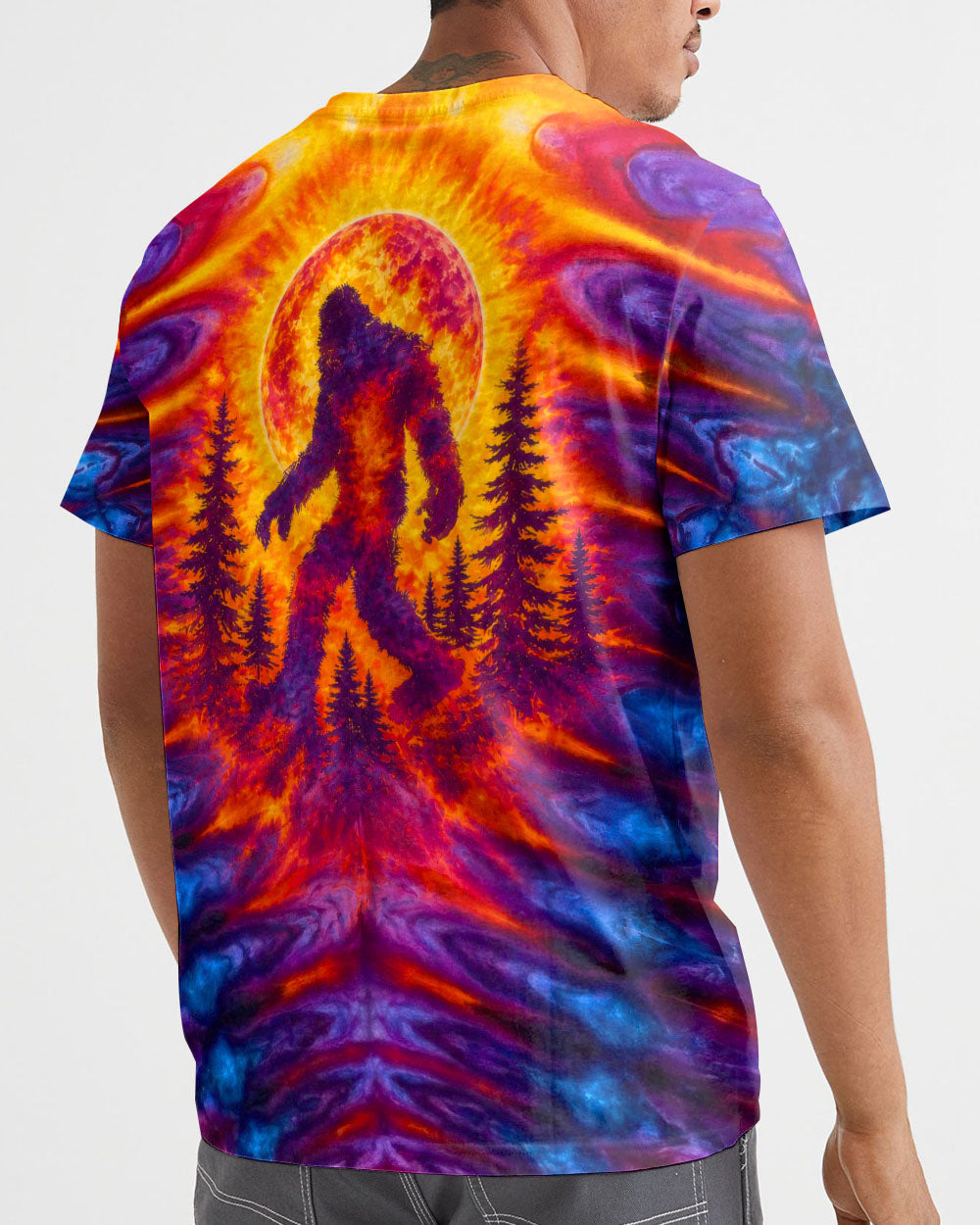 BIGFOOT UNDER MOON ALL OVER PRINT - TLTW1405261