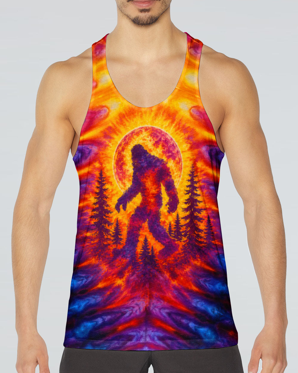 BIGFOOT UNDER MOON ALL OVER PRINT - TLTW1405261