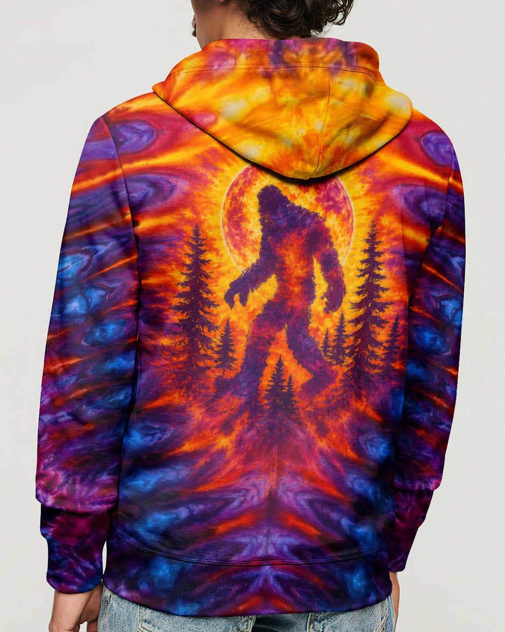 BIGFOOT UNDER MOON ALL OVER PRINT - TLTW1405261