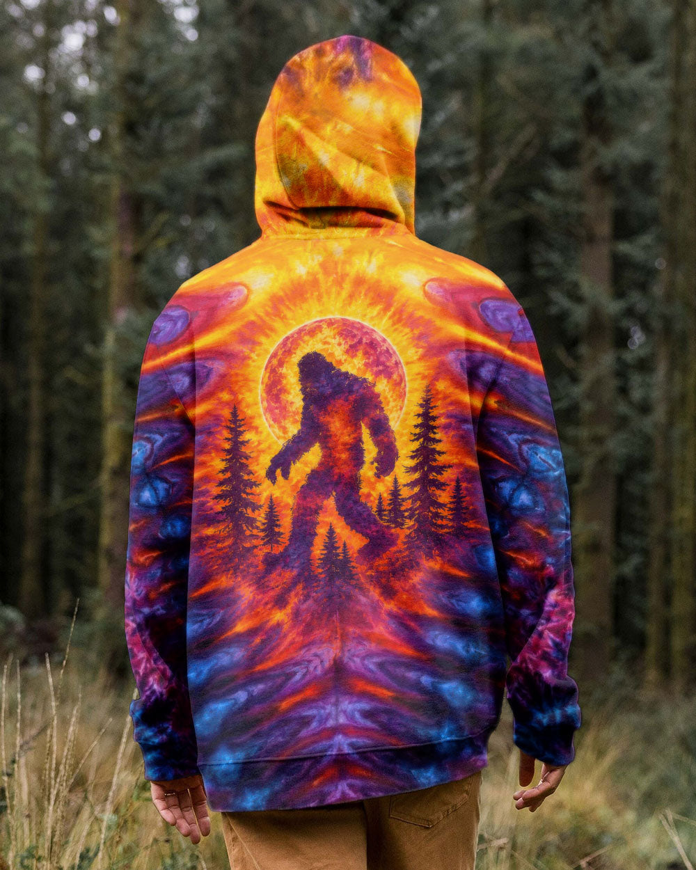 BIGFOOT UNDER MOON ALL OVER PRINT - TLTW1405261