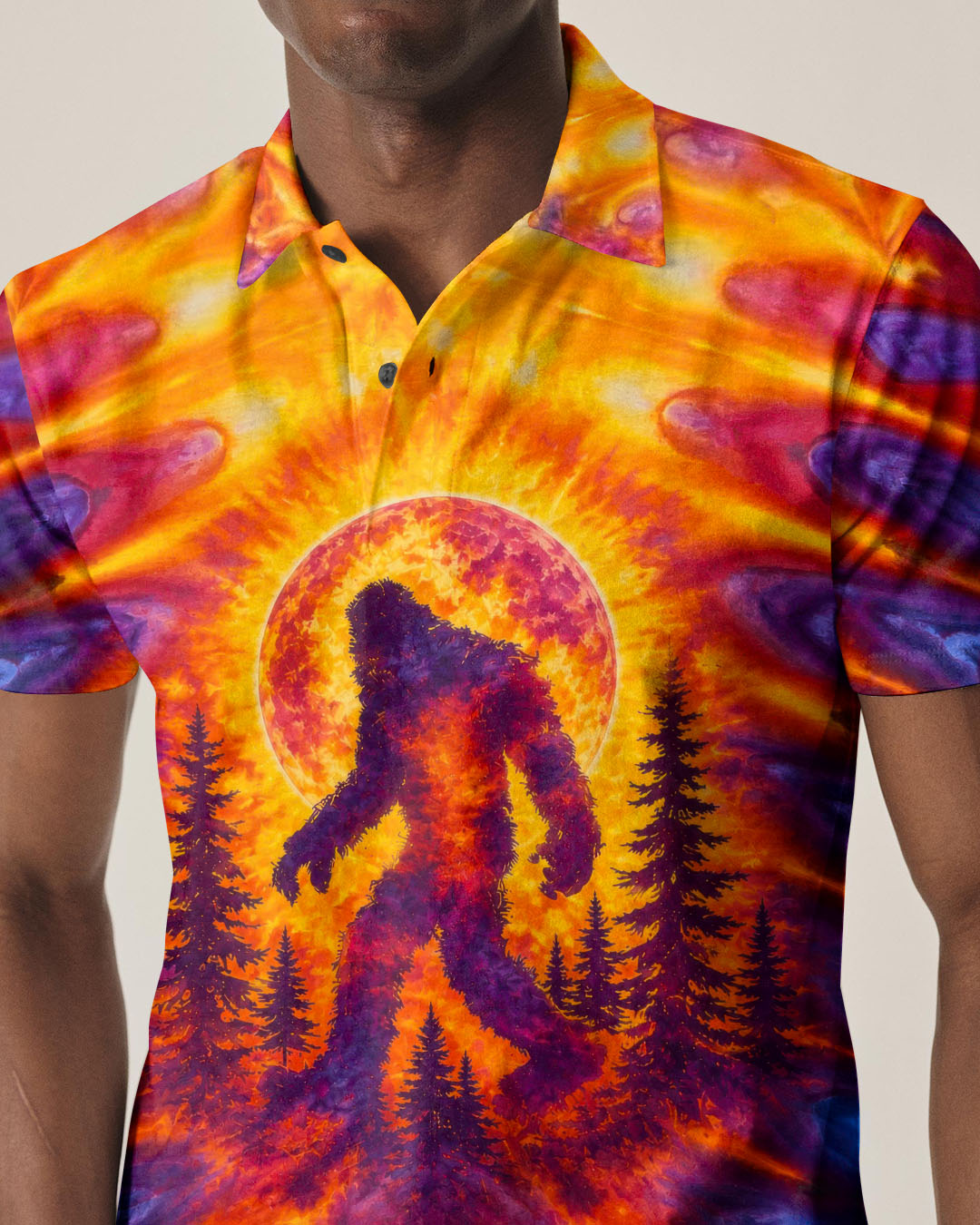 BIGFOOT UNDER MOON ALL OVER PRINT - TLTW1405261