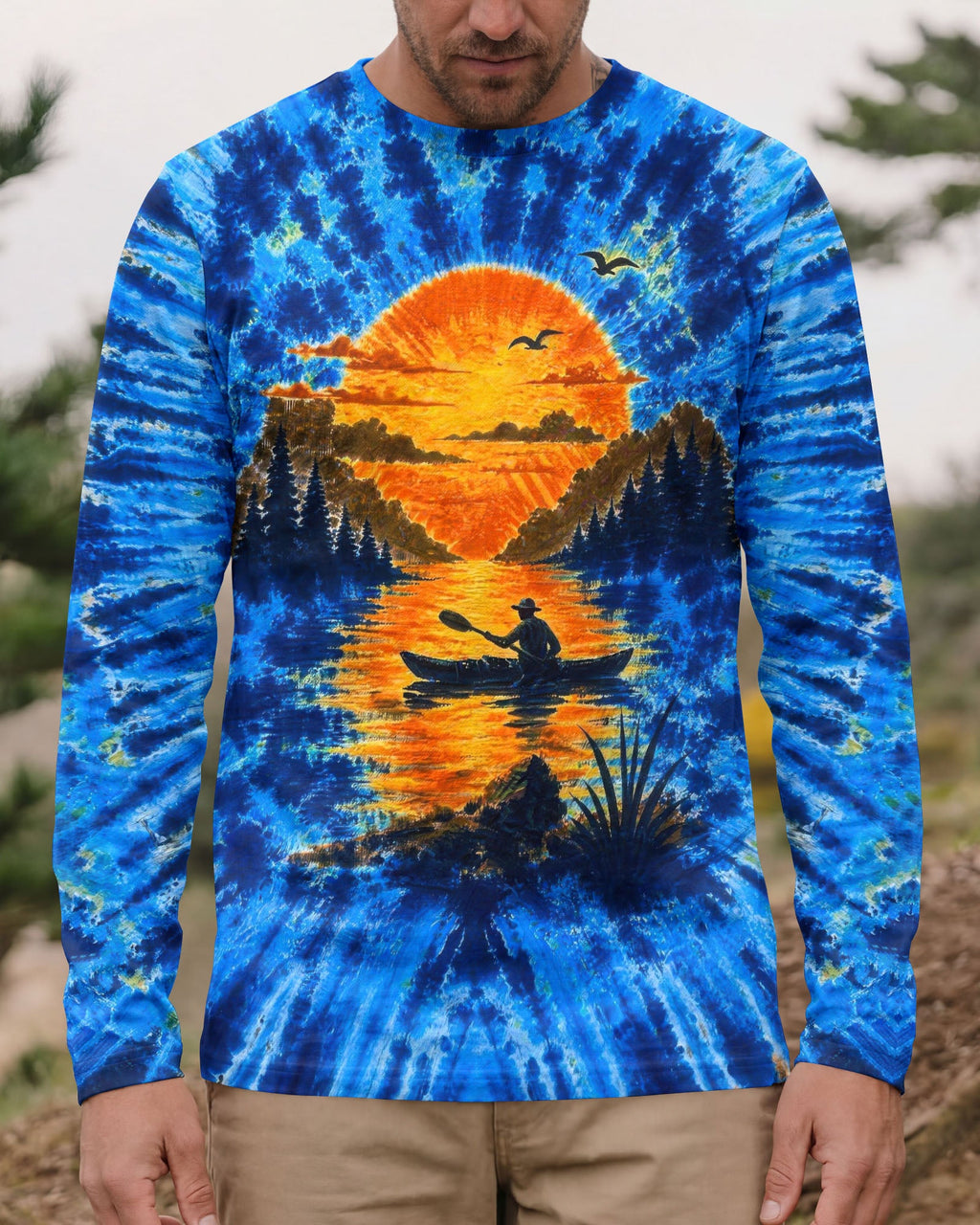 LAKE DAY SUNSET KAYAK ALL OVER PRINT - TLTW1505262