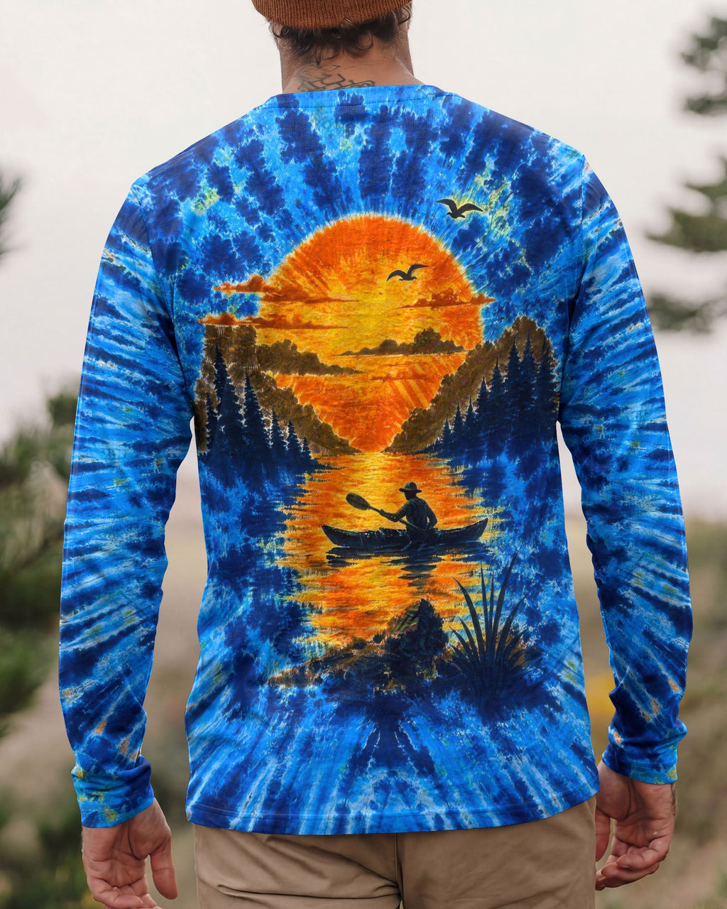 LAKE DAY SUNSET KAYAK ALL OVER PRINT - TLTW1505262