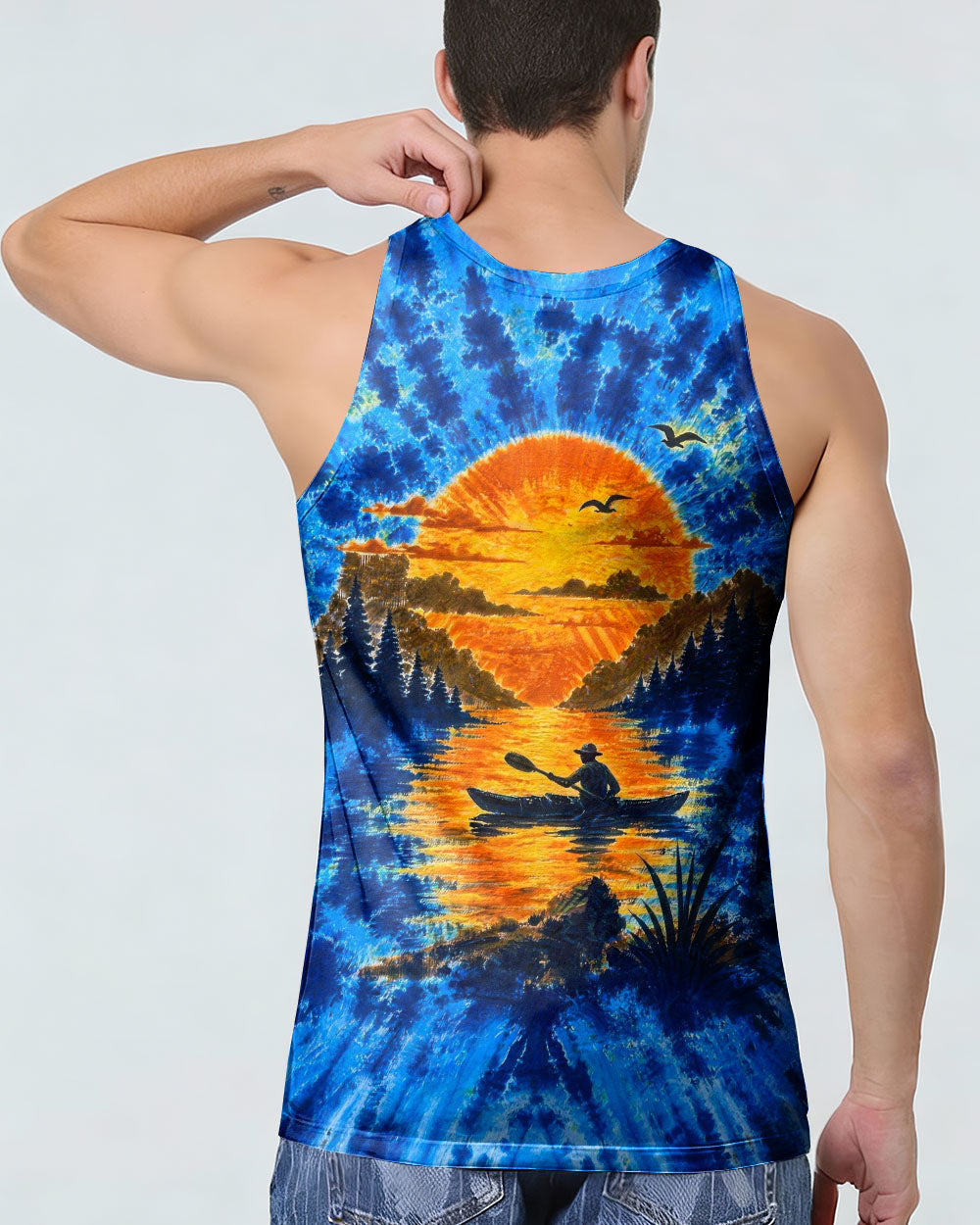 LAKE DAY SUNSET KAYAK ALL OVER PRINT - TLTW1505262