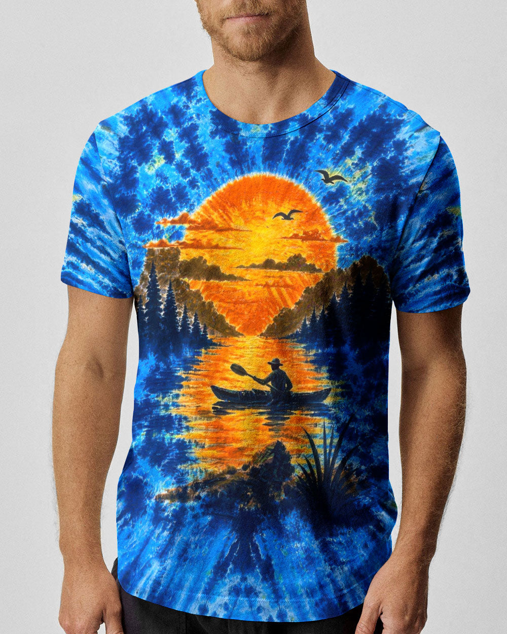 LAKE DAY SUNSET KAYAK ALL OVER PRINT - TLTW1505262