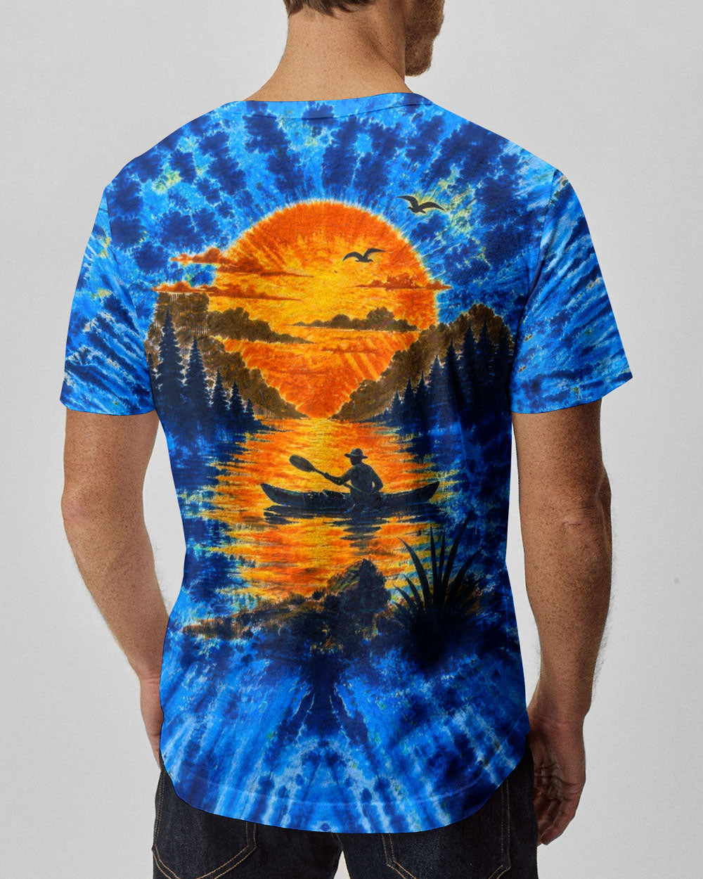 LAKE DAY SUNSET KAYAK ALL OVER PRINT - TLTW1505262