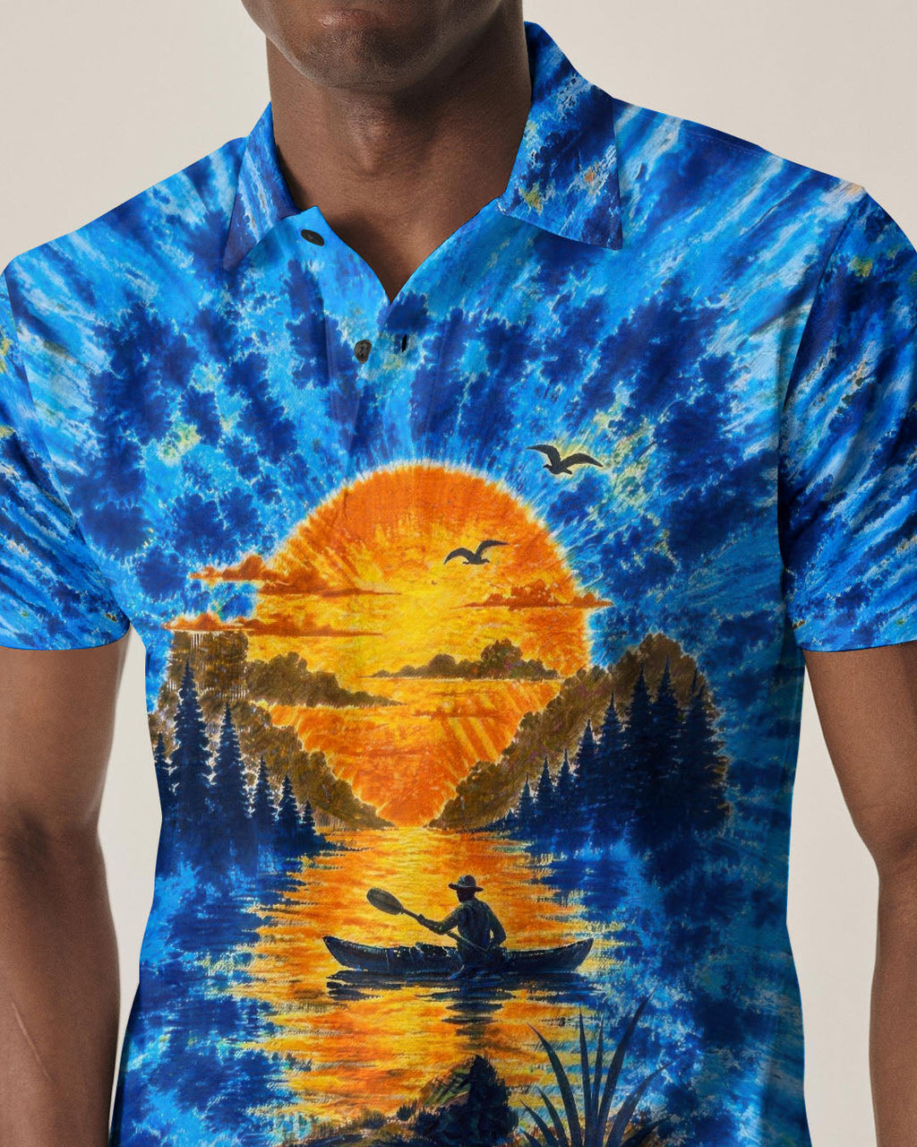 LAKE DAY SUNSET KAYAK ALL OVER PRINT - TLTW1505262
