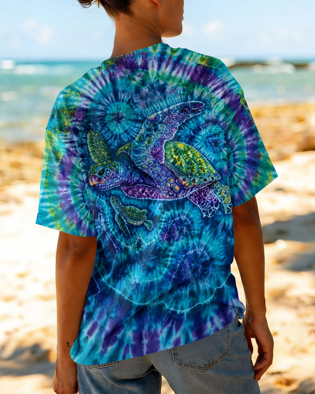 SEA TURTLE ART ALL OVER PRINT - TLTW1604263
