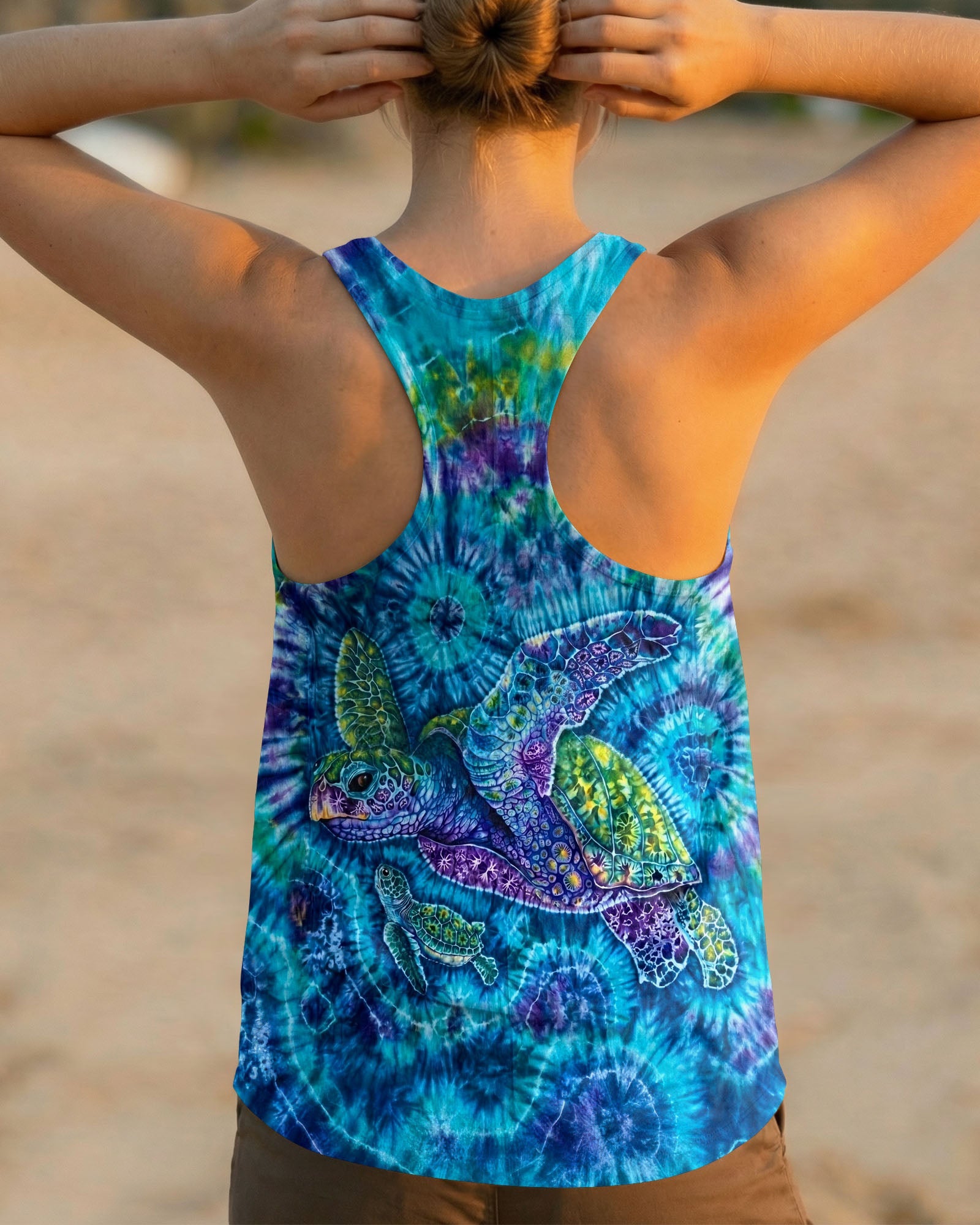 SEA TURTLE ART ALL OVER PRINT - TLTW1604263