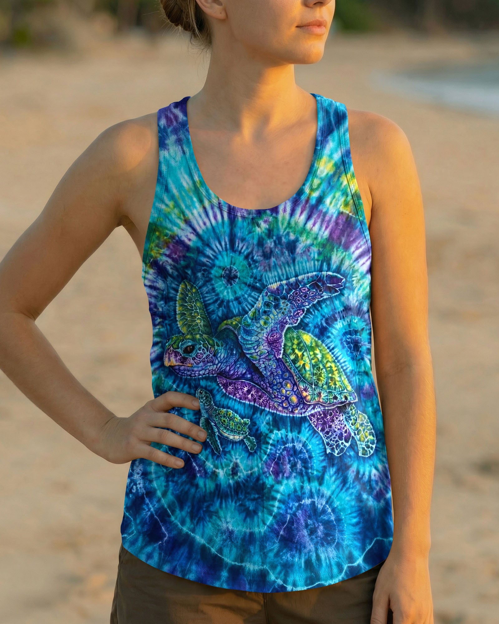 SEA TURTLE ART ALL OVER PRINT - TLTW1604263