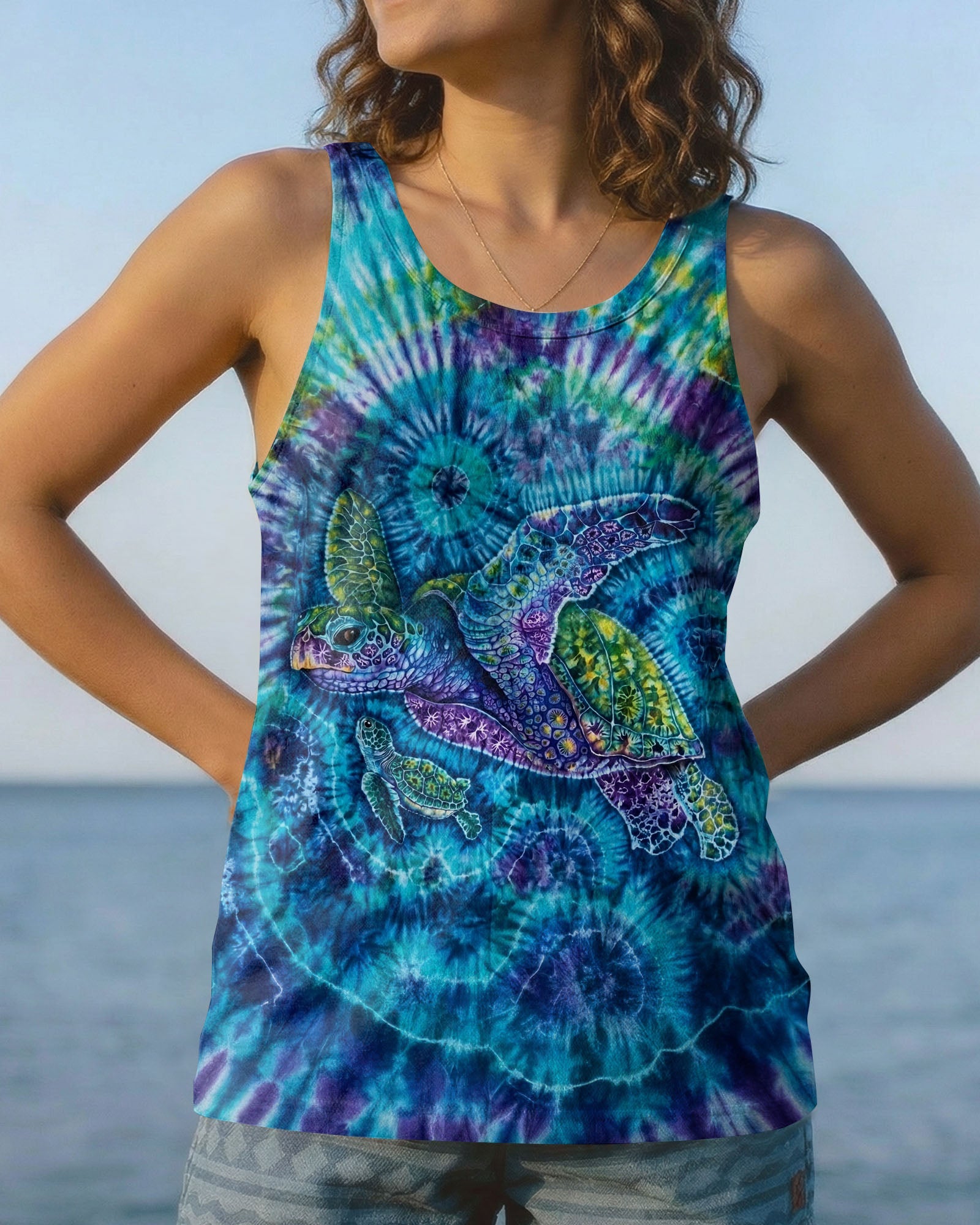 SEA TURTLE ART ALL OVER PRINT - TLTW1604263