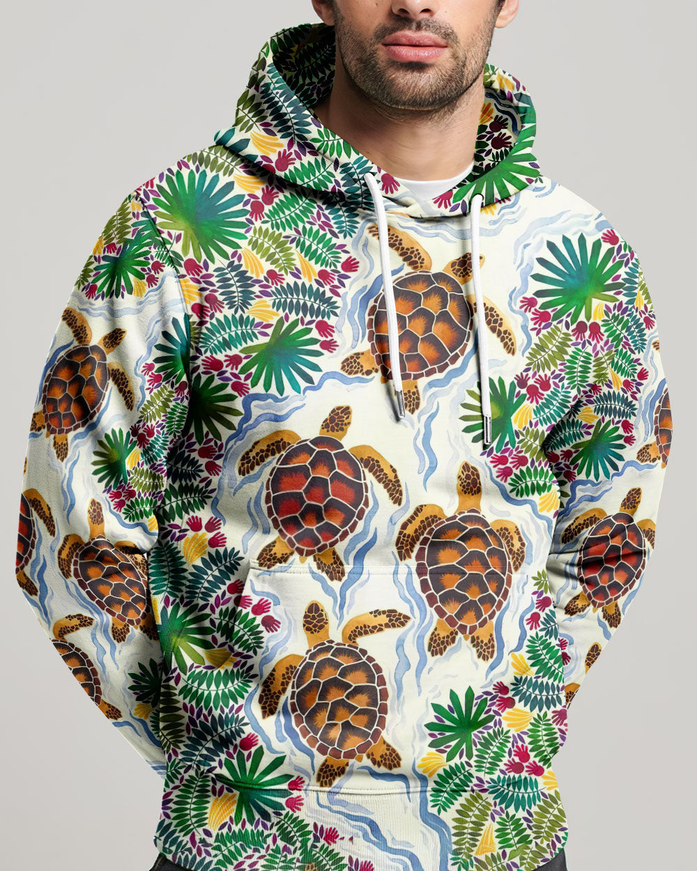 TROPICAL TURTLE  ALL OVER PRINT  - TLTW2105261