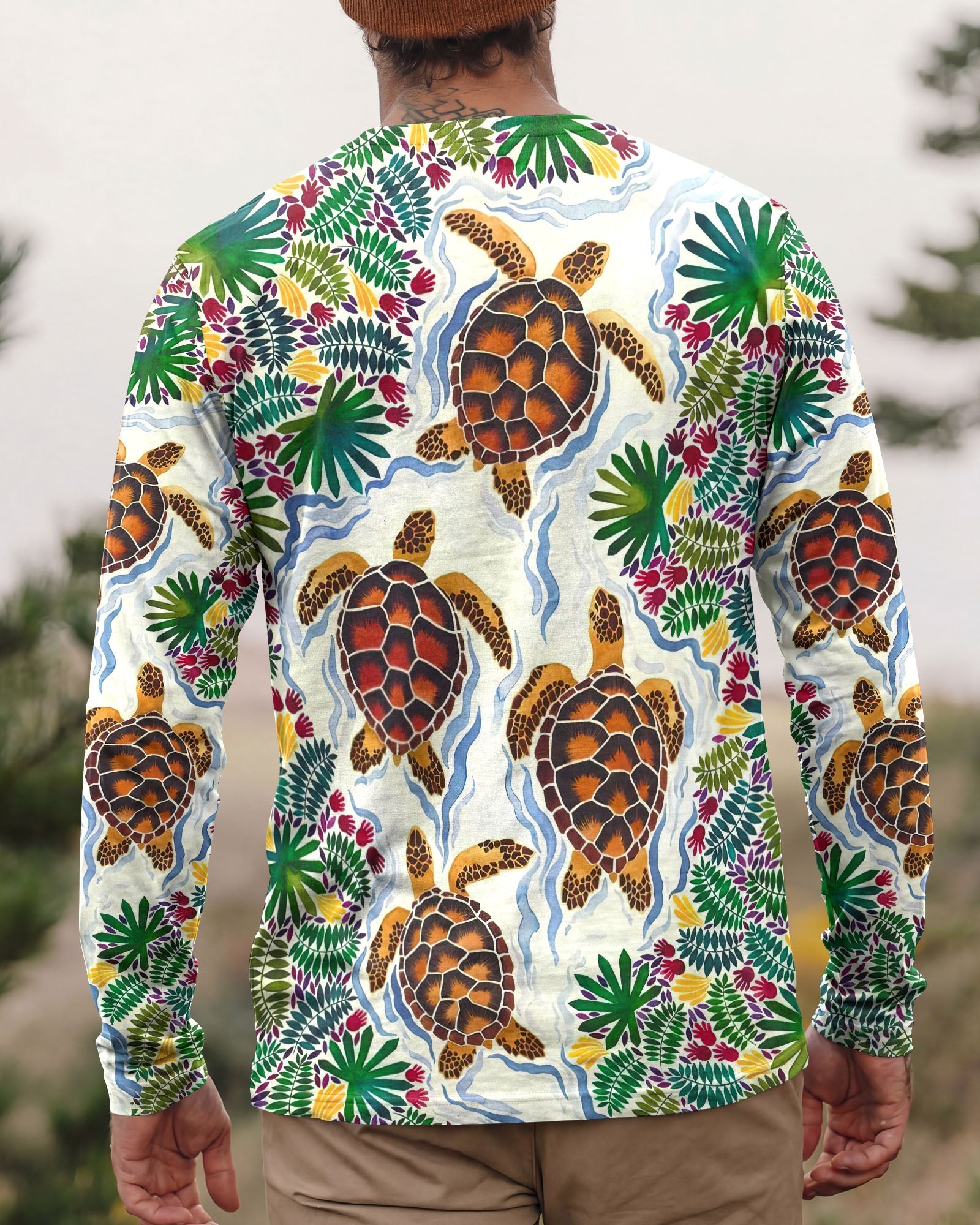 TROPICAL TURTLE  ALL OVER PRINT  - TLTW2105261