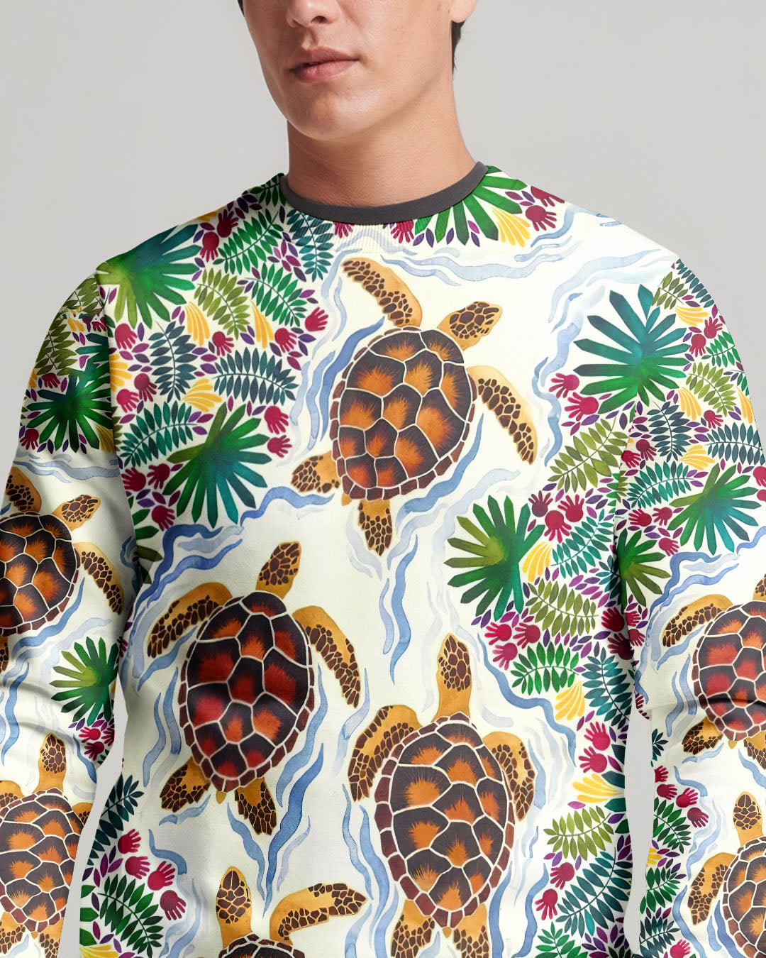 TROPICAL TURTLE  ALL OVER PRINT  - TLTW2105261