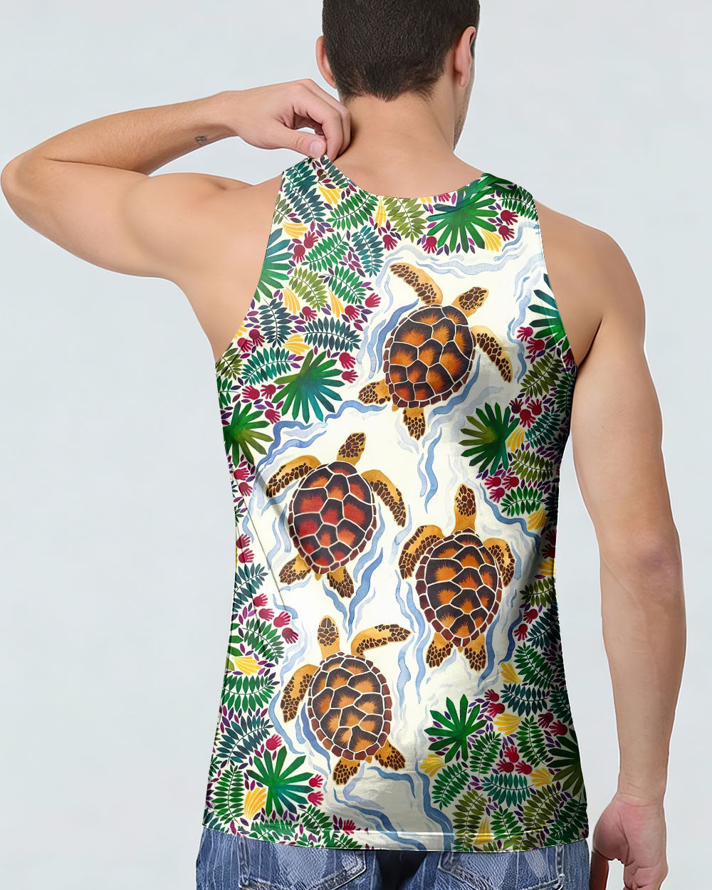 TROPICAL TURTLE  ALL OVER PRINT  - TLTW2105261