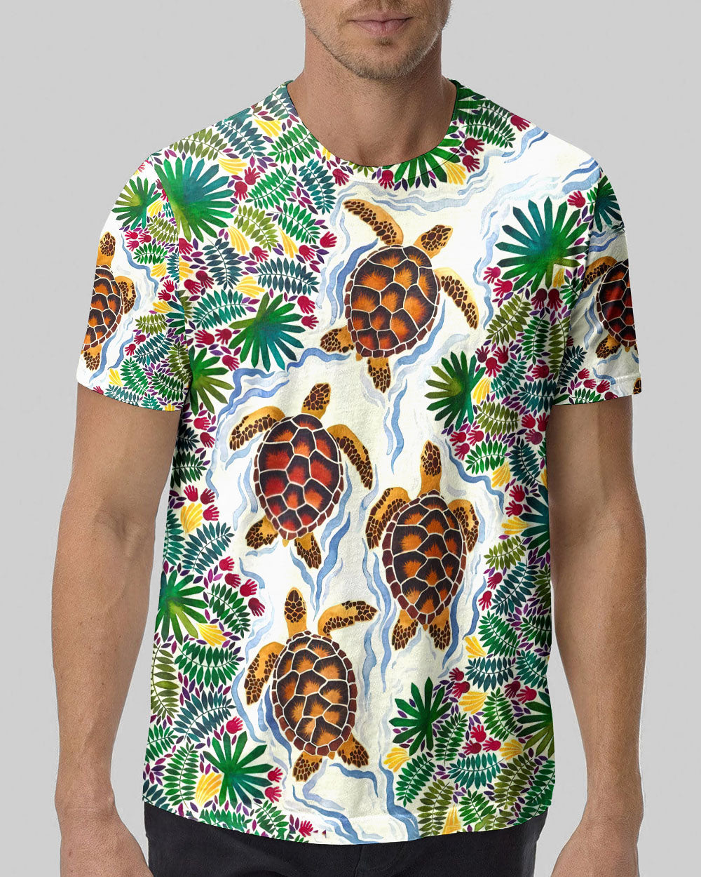 TROPICAL TURTLE  ALL OVER PRINT  - TLTW2105261