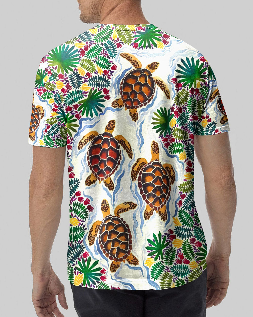 TROPICAL TURTLE  ALL OVER PRINT  - TLTW2105261