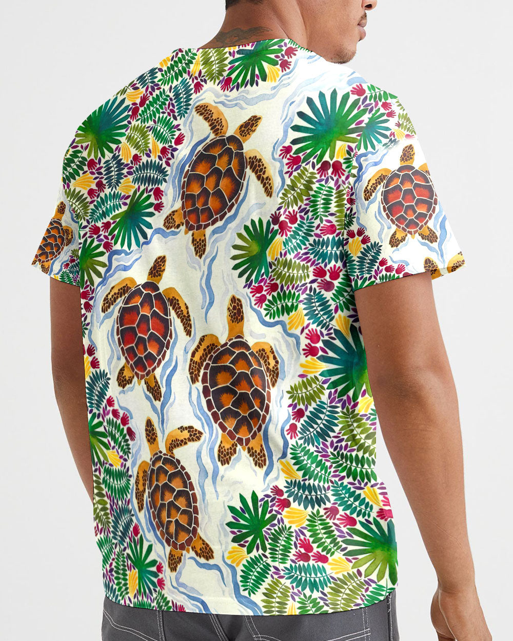 TROPICAL TURTLE  ALL OVER PRINT  - TLTW2105261