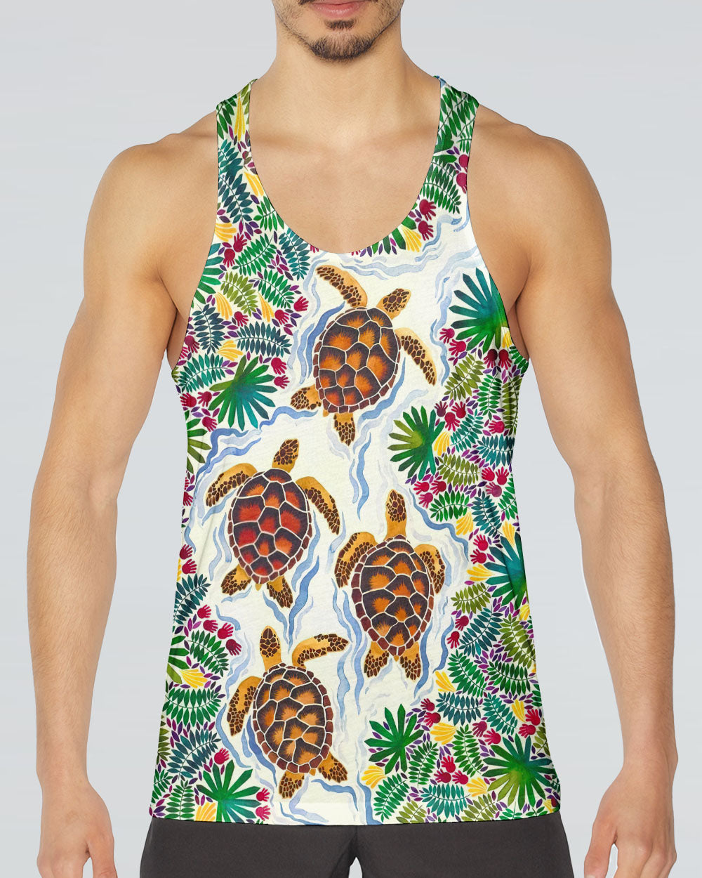 TROPICAL TURTLE  ALL OVER PRINT  - TLTW2105261