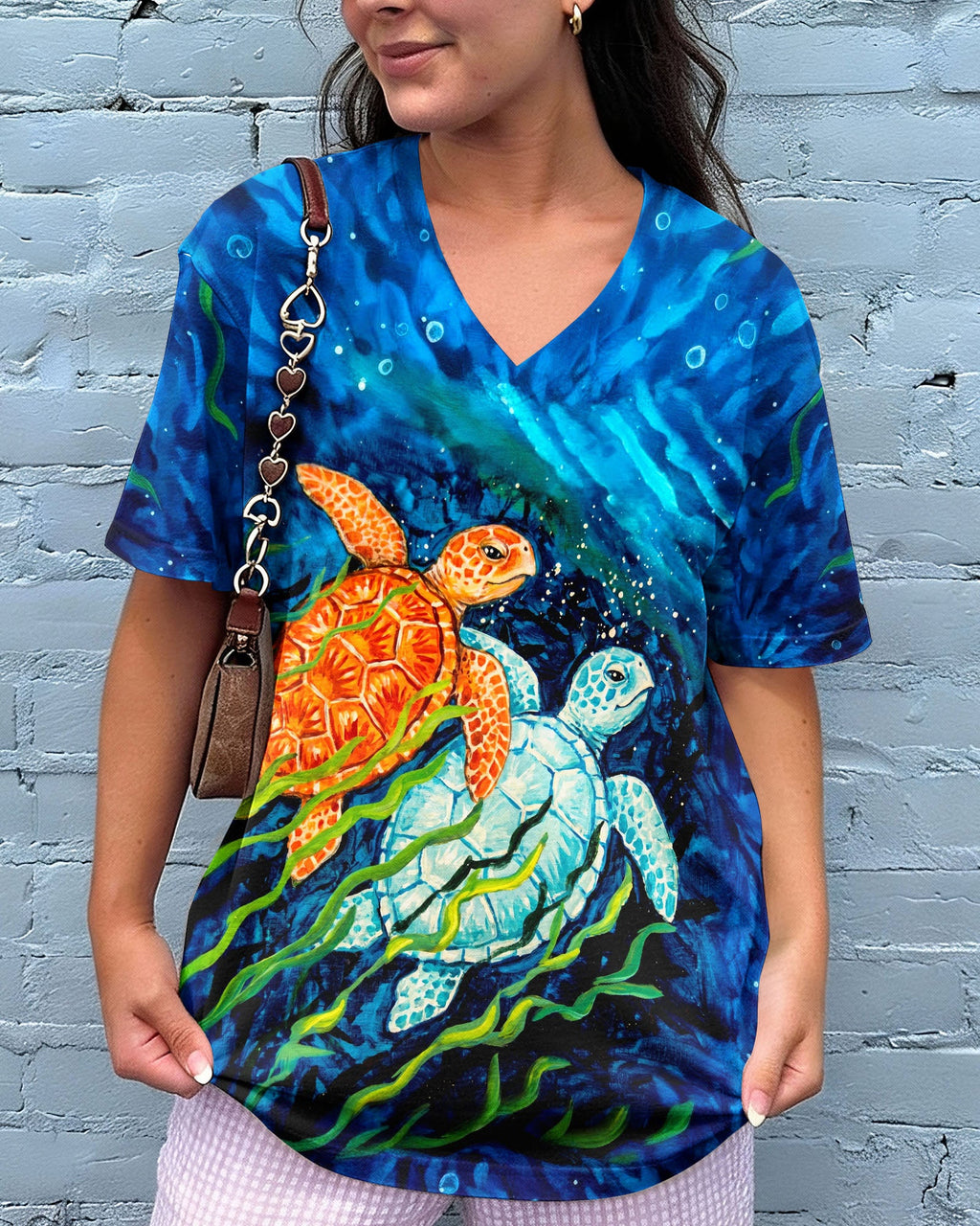 SALTWATER HEALS EVERYTHING TURTLE ALL OVER PRINT  - TLTW2204263