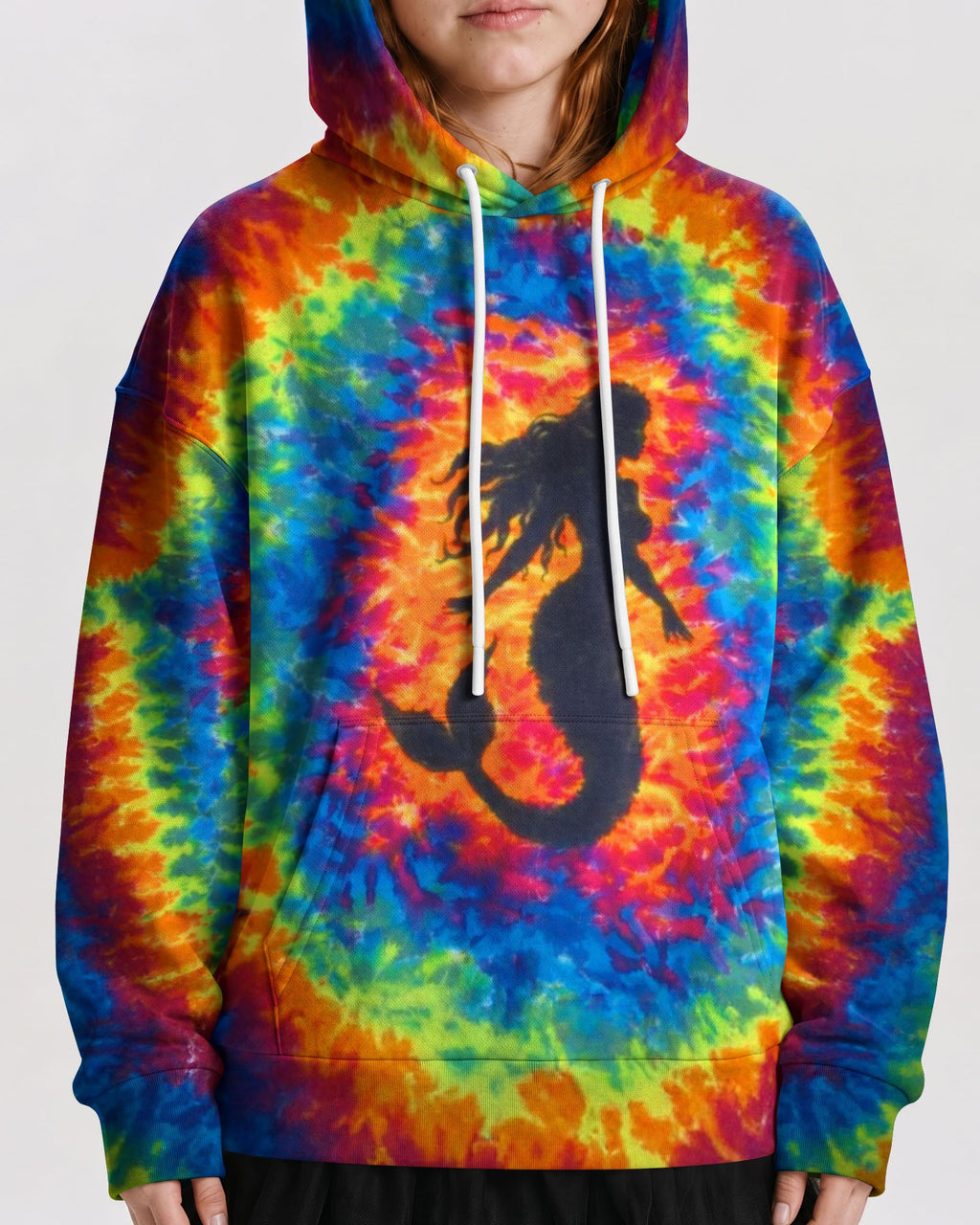 MERMAID COLORFUL SWIRL KIDS ALL OVER PRINT - TLTW2505261