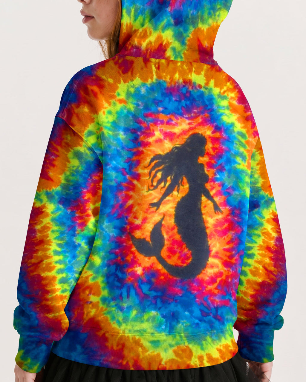 MERMAID COLORFUL SWIRL KIDS ALL OVER PRINT - TLTW2505261