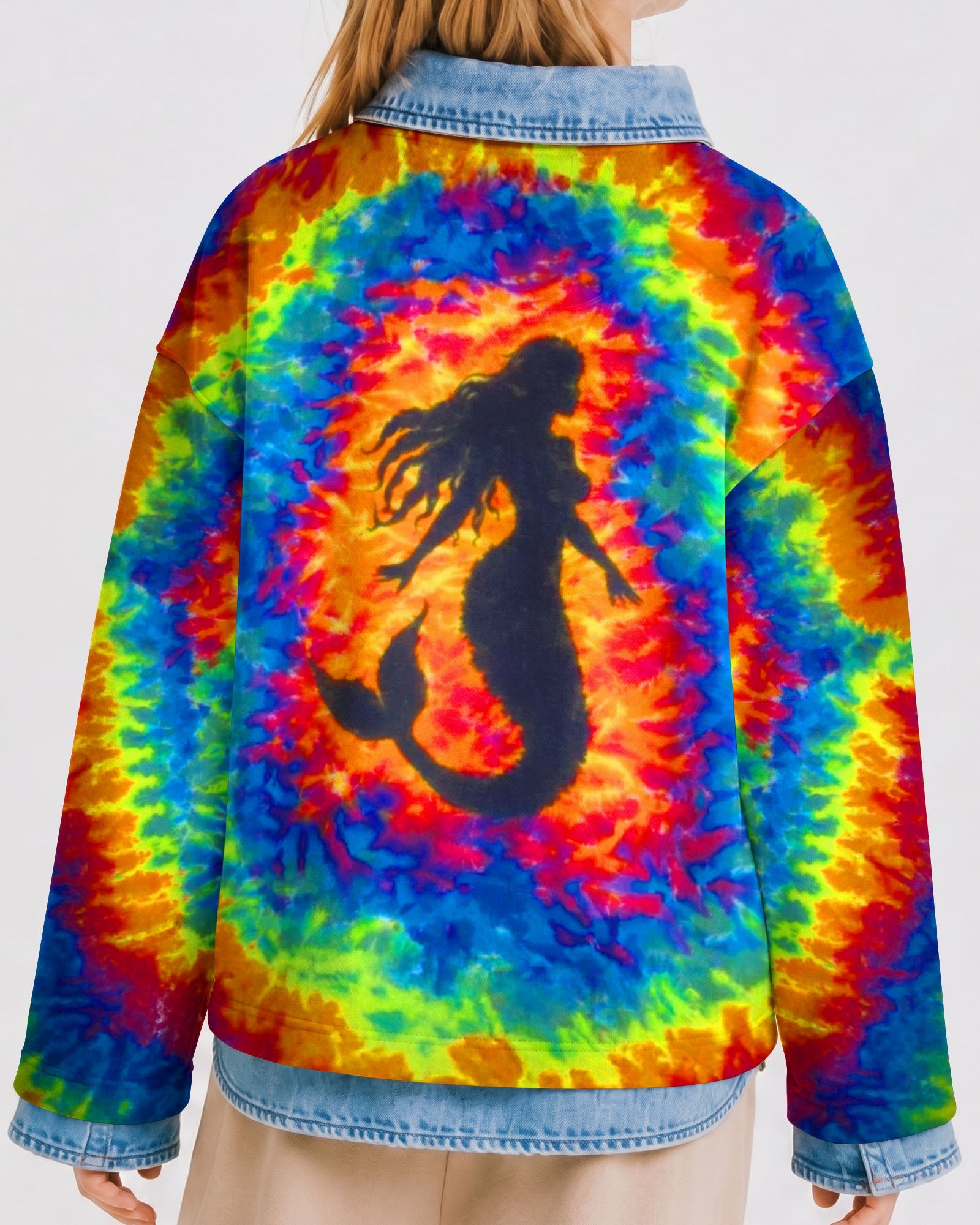 MERMAID COLORFUL SWIRL KIDS ALL OVER PRINT - TLTW2505261