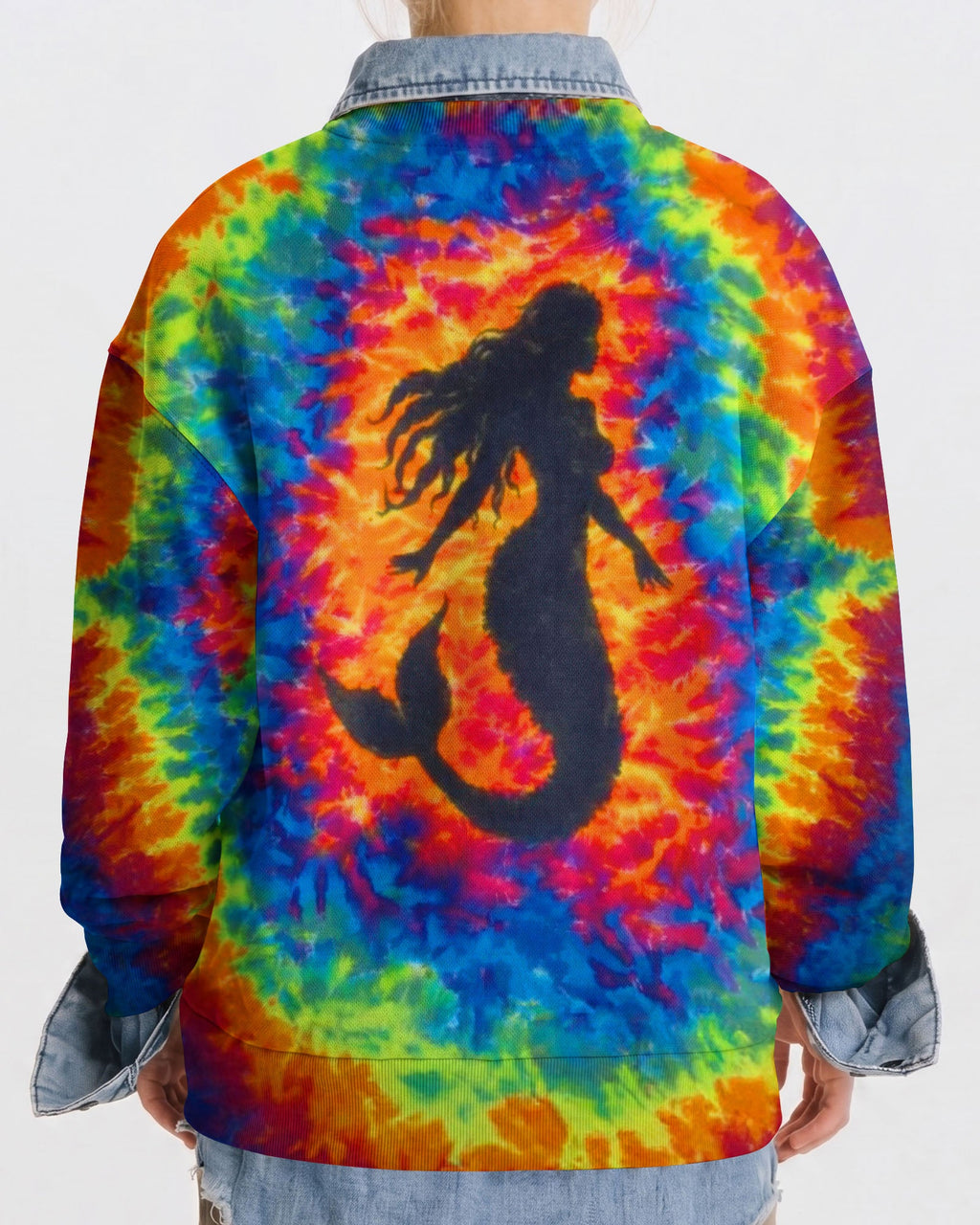 MERMAID COLORFUL SWIRL KIDS ALL OVER PRINT - TLTW2505261