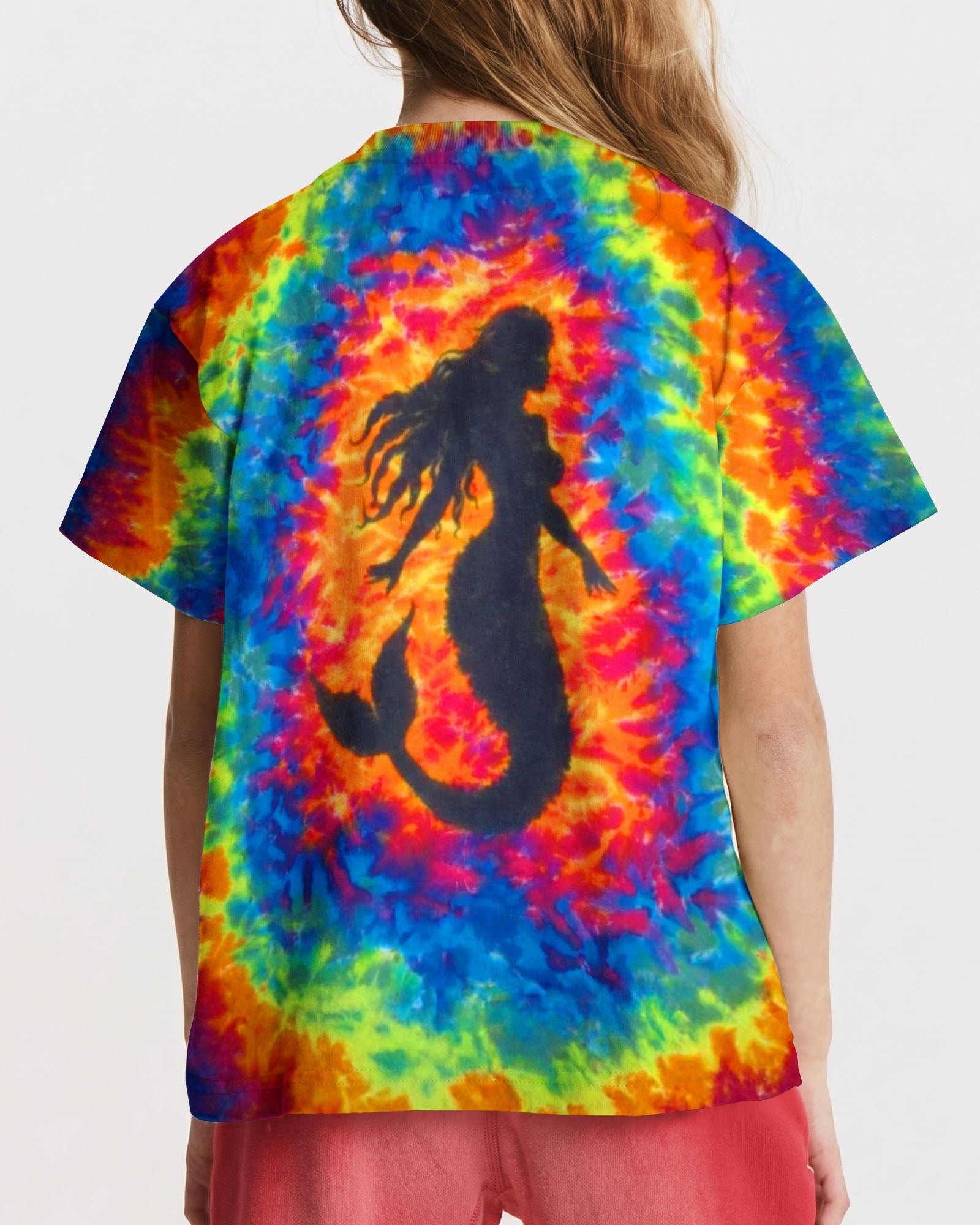 MERMAID COLORFUL SWIRL KIDS ALL OVER PRINT - TLTW2505261