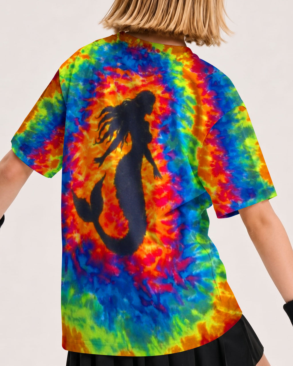 MERMAID COLORFUL SWIRL KIDS ALL OVER PRINT - TLTW2505261