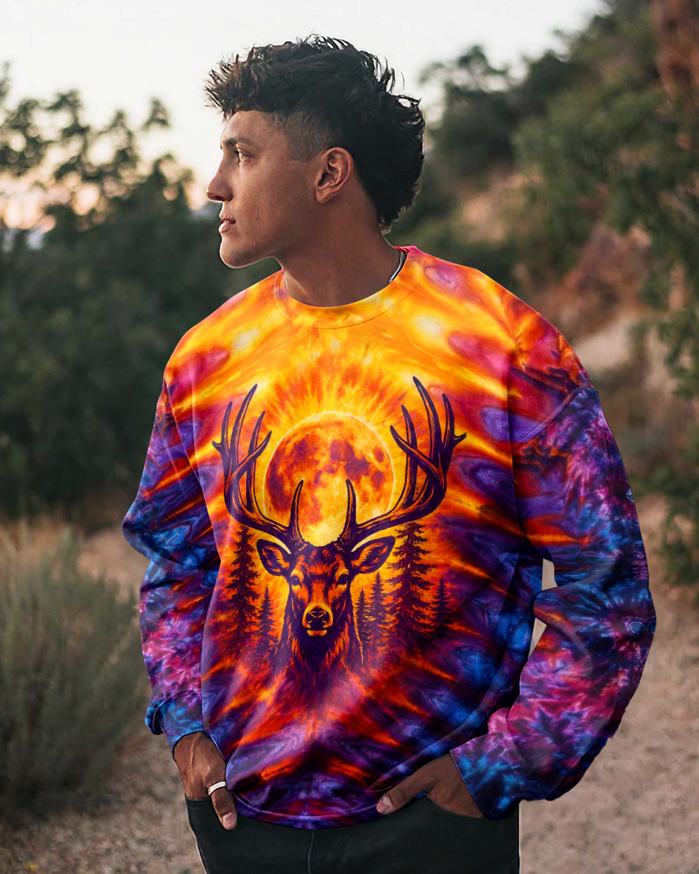 BUCK AROUND AND FIND OUT DEER HUNTING  ALL OVER PRINT - TLTW2605265