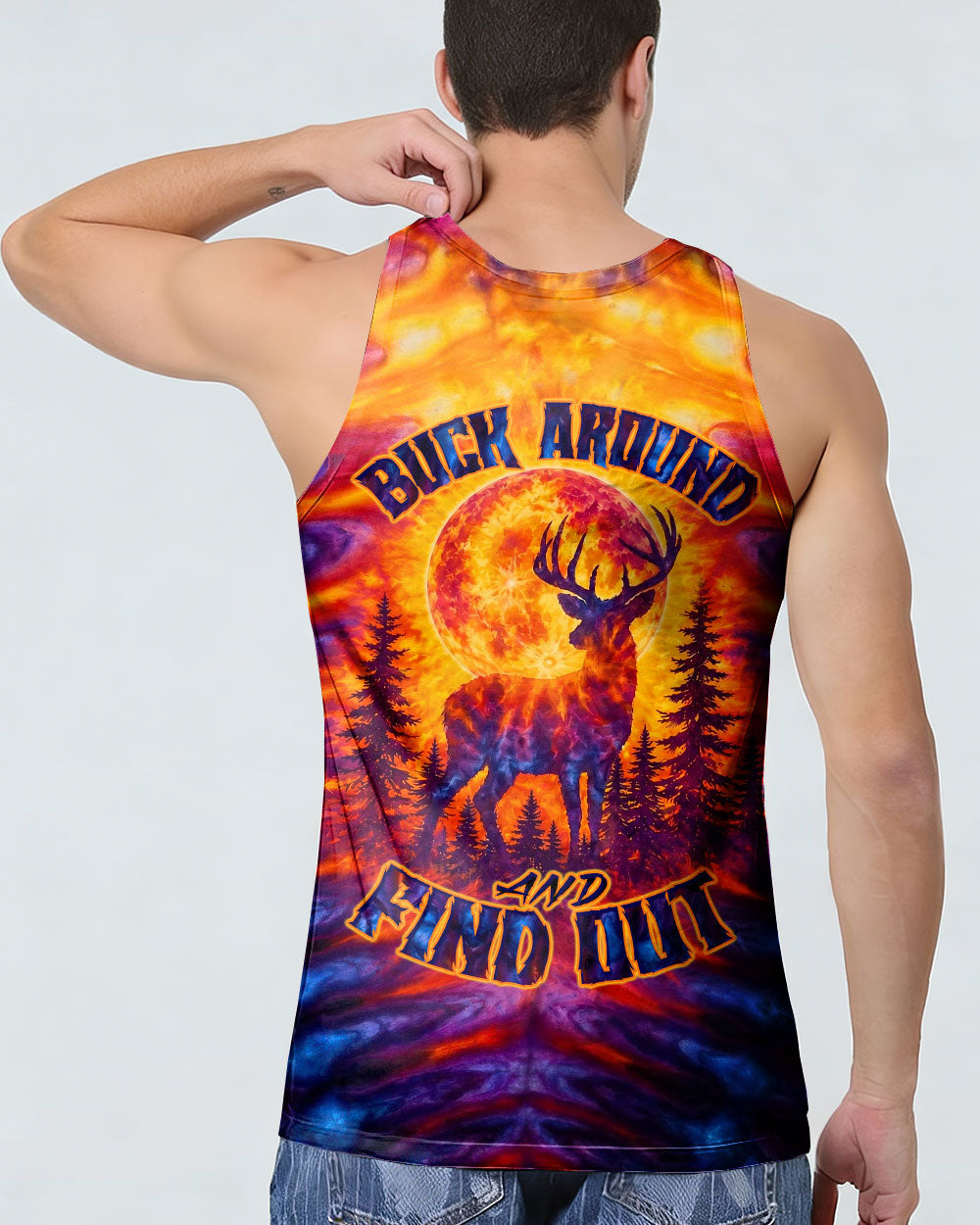 BUCK AROUND AND FIND OUT DEER HUNTING  ALL OVER PRINT - TLTW2605265