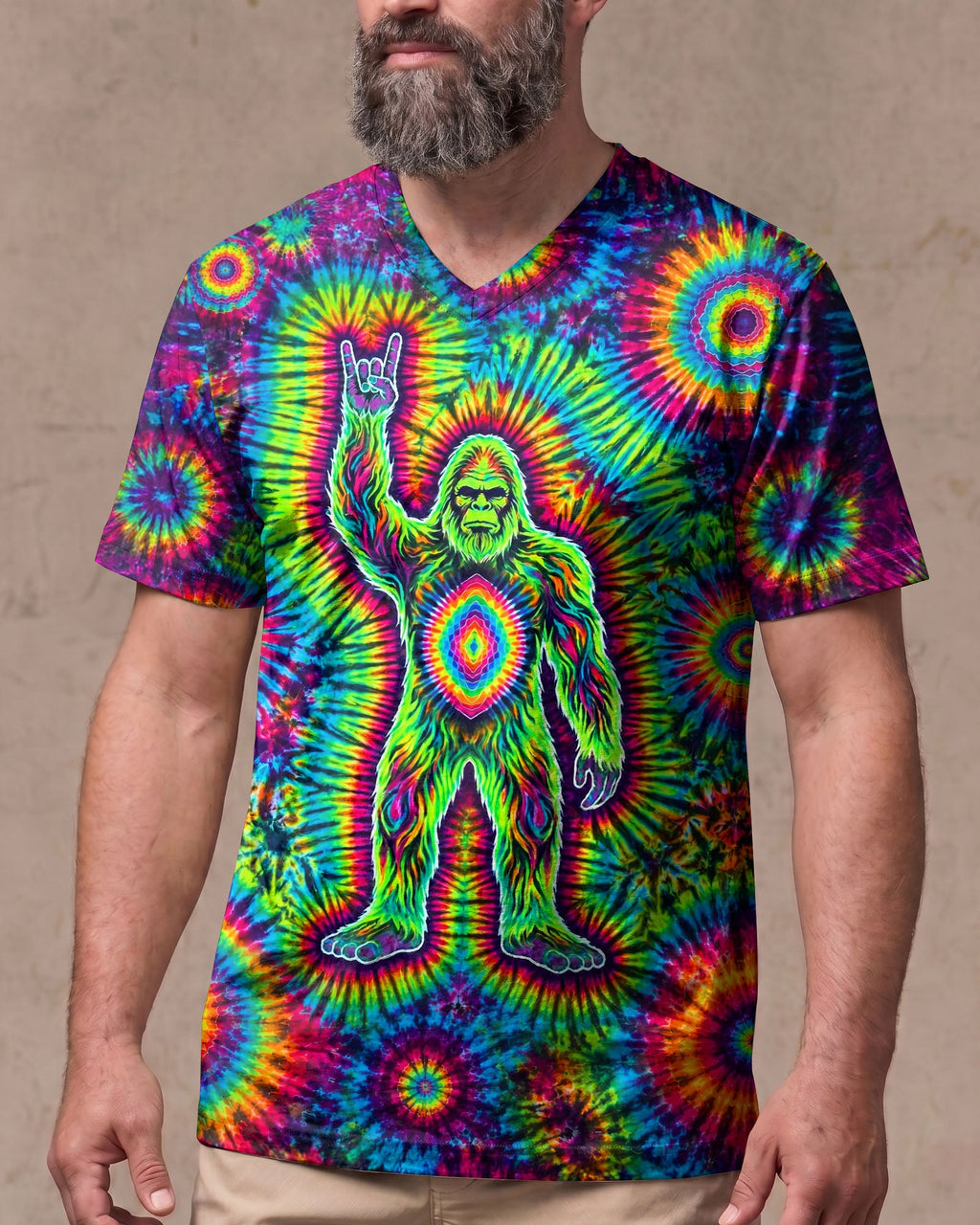 BIGFOOT ROCKIN' BURST ALL OVER PRINT  - TLTW2606263