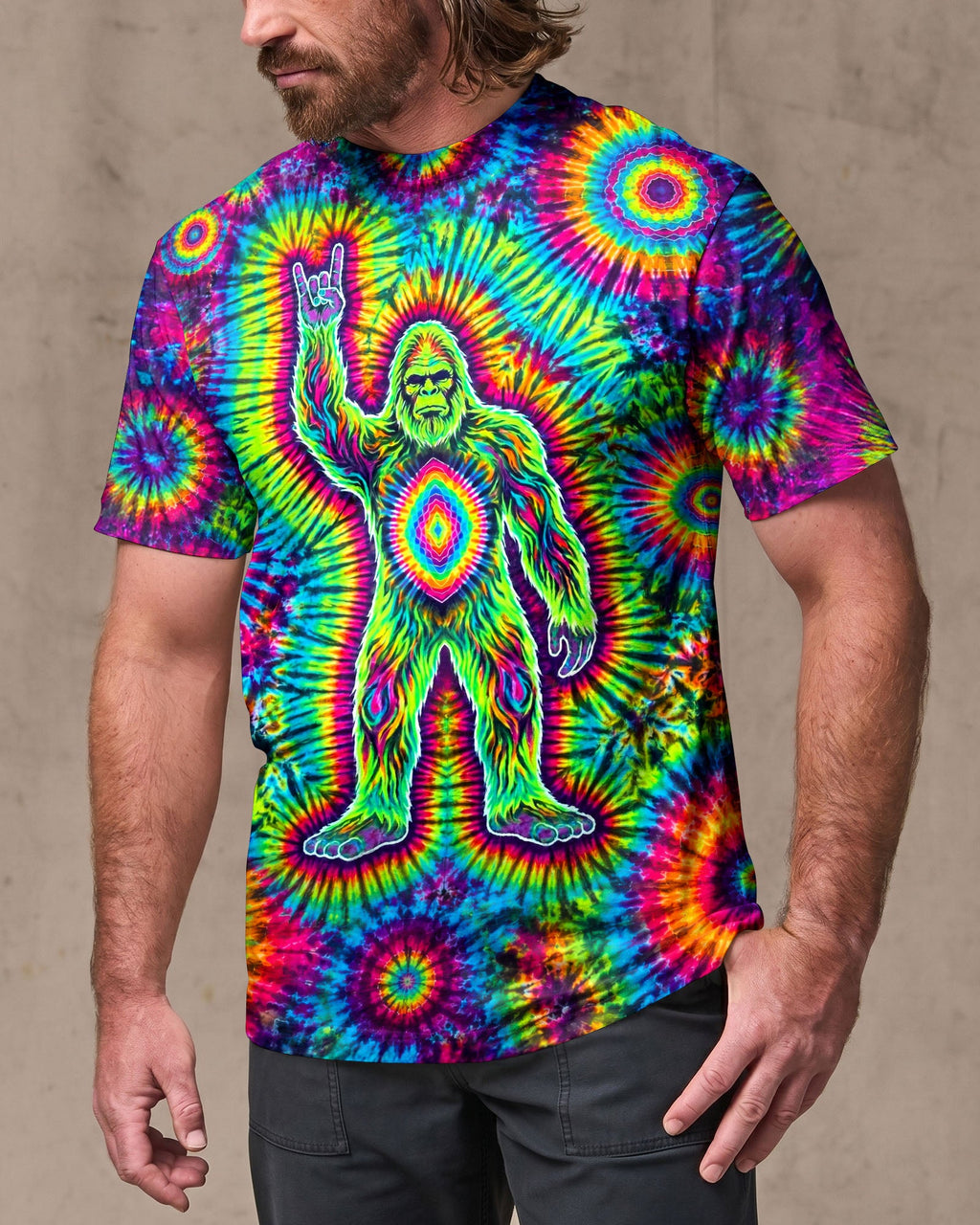 BIGFOOT ROCKIN' BURST ALL OVER PRINT  - TLTW2606263