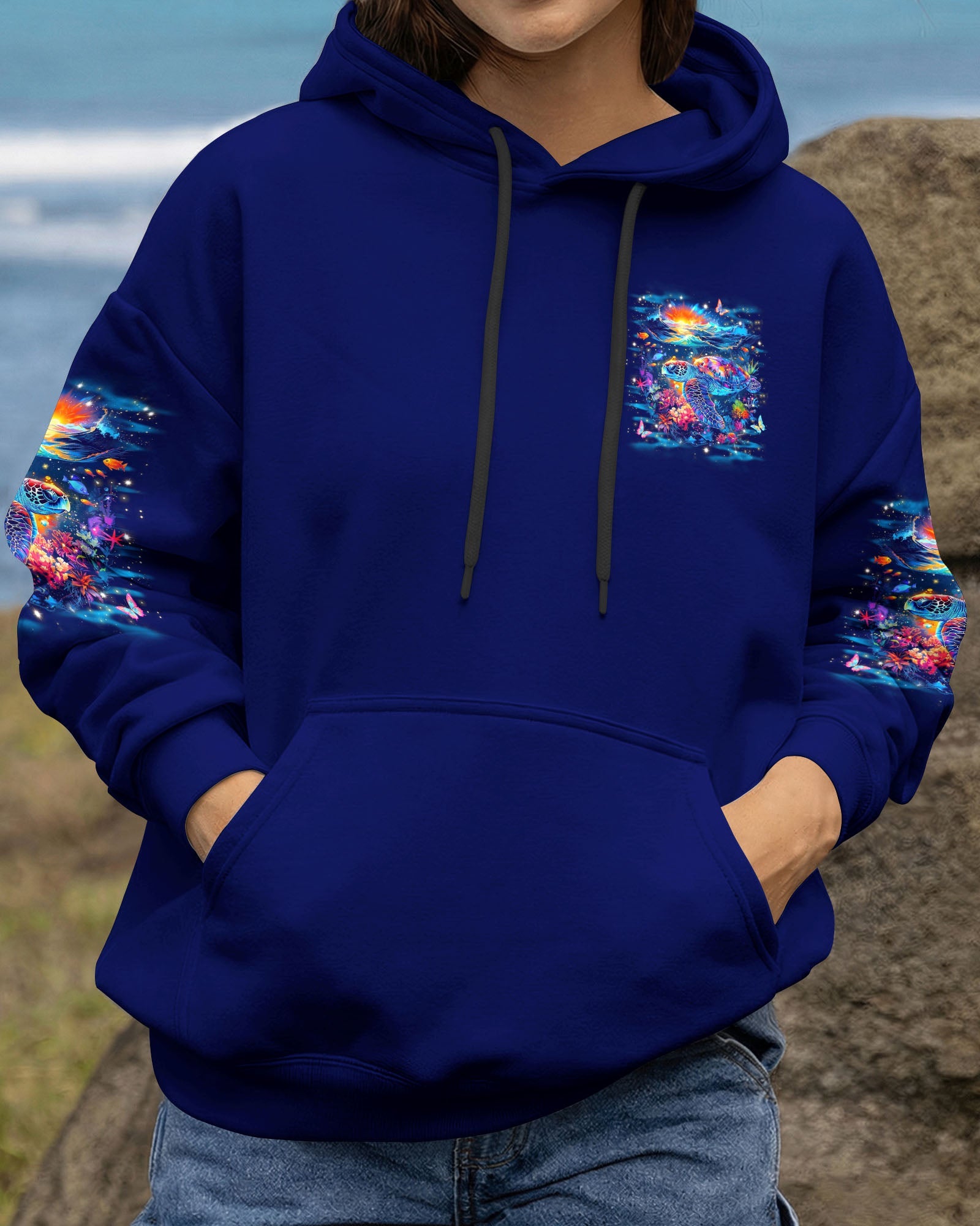 SALTWATER HEALS EVERYTHING TURTLE ALL OVER PRINT - TYLN0207262