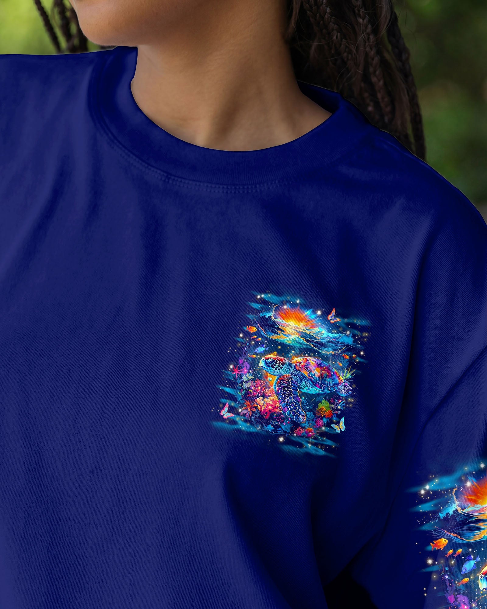SALTWATER HEALS EVERYTHING TURTLE ALL OVER PRINT - TYLN0207262
