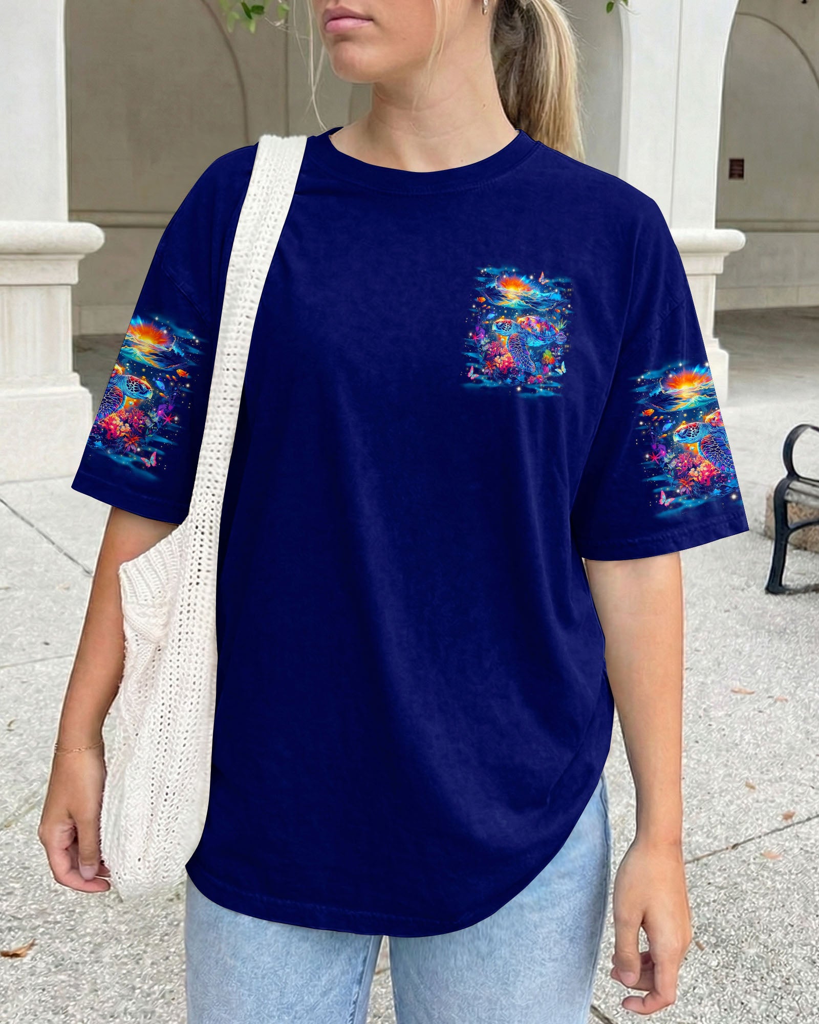 SALTWATER HEALS EVERYTHING TURTLE ALL OVER PRINT - TYLN0207262